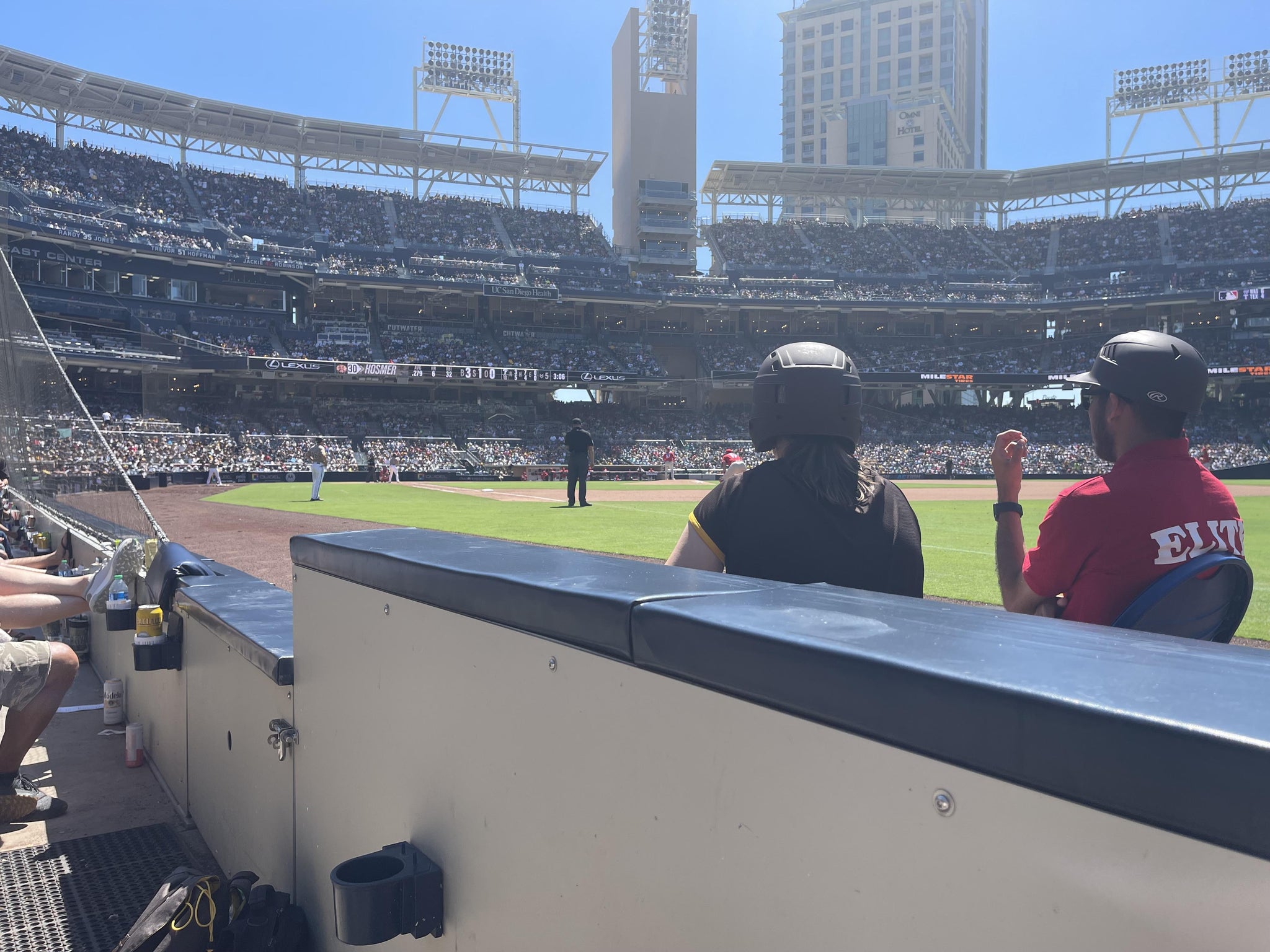 Real Fan View taken from Section 117 at Petco Park by Troy N