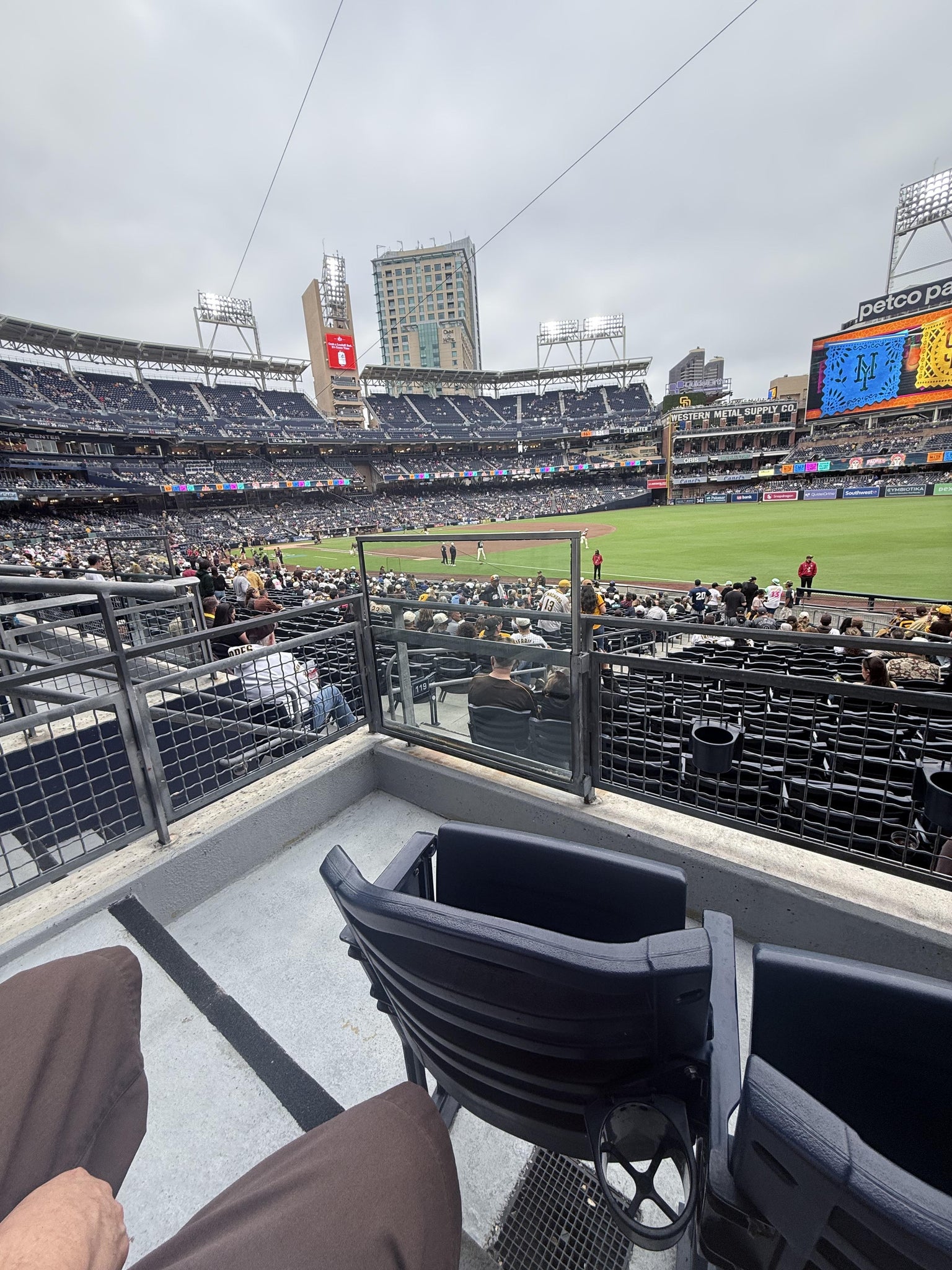 Vue réelle des fans prise de la Section 119 au site Petco Park par Crystal G
