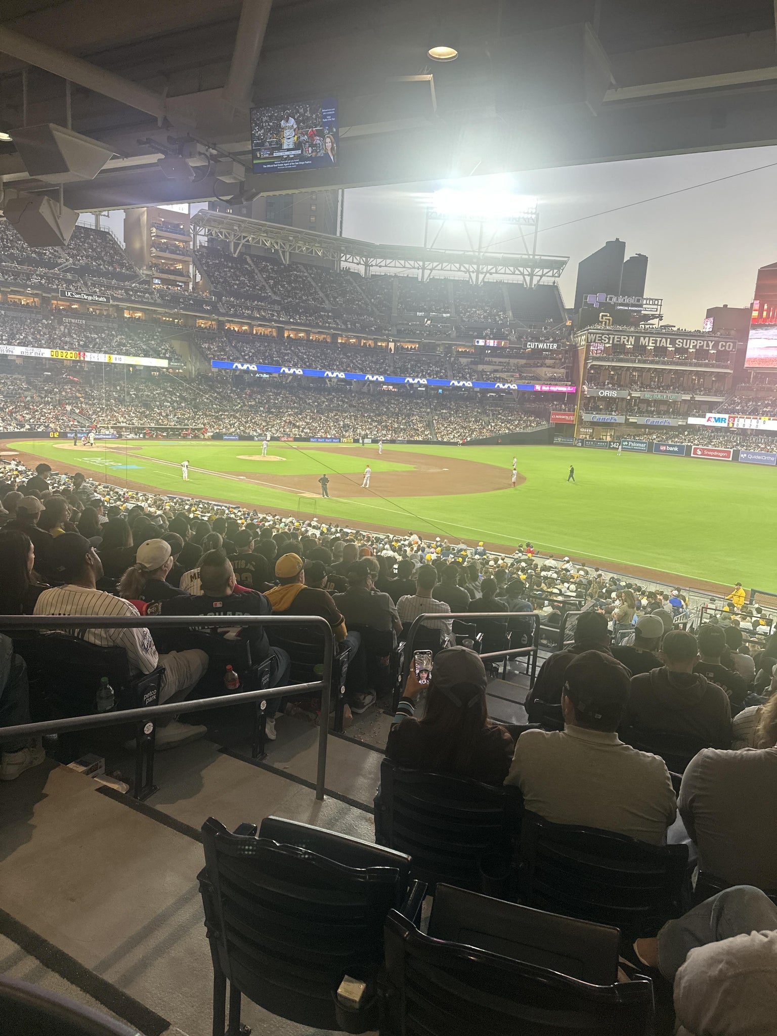 Real Fan View taken from Section 119 at Petco Park by Rob A