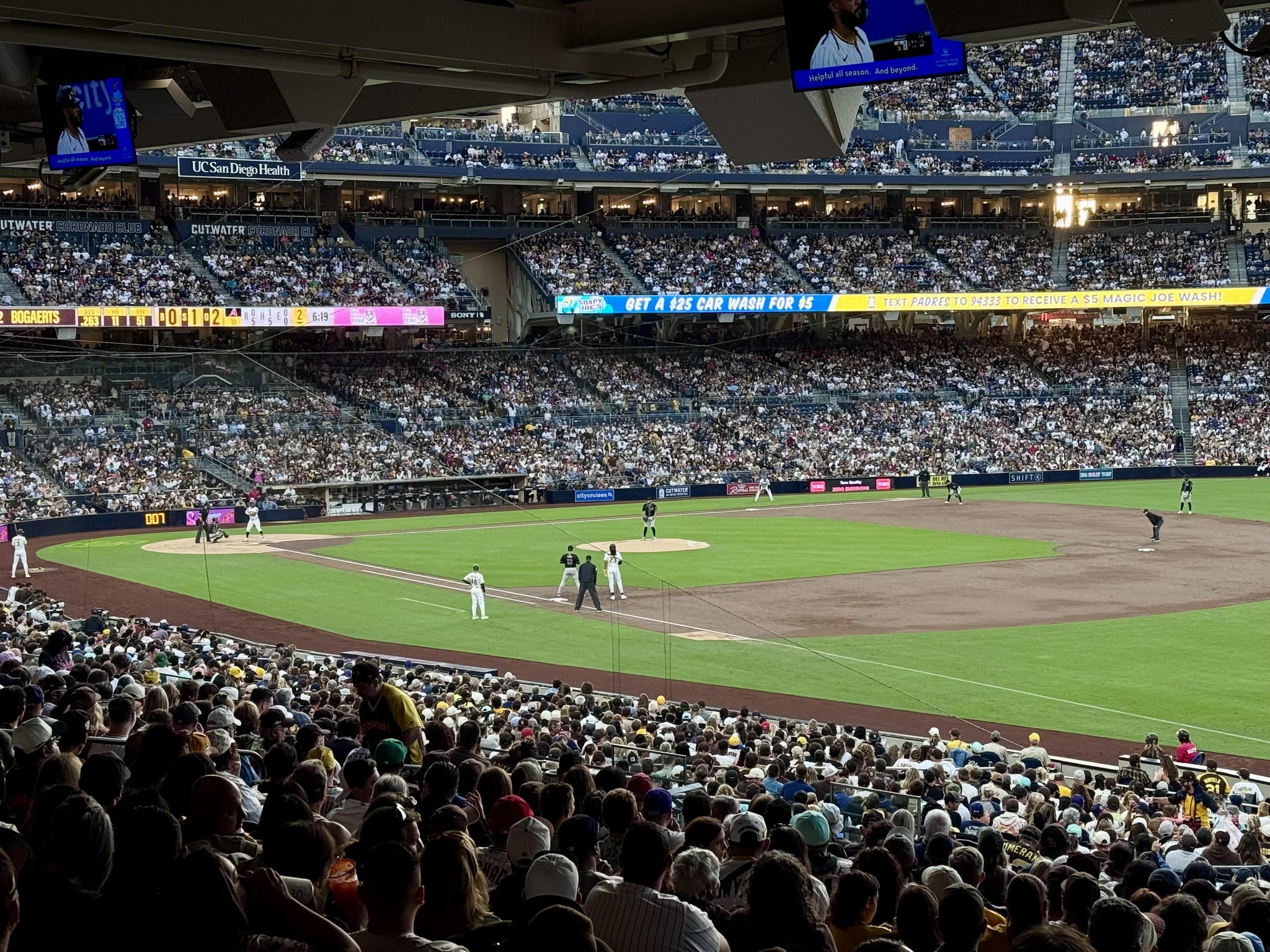 Real Fan View taken from Section 119 at Petco Park by Jennifer H