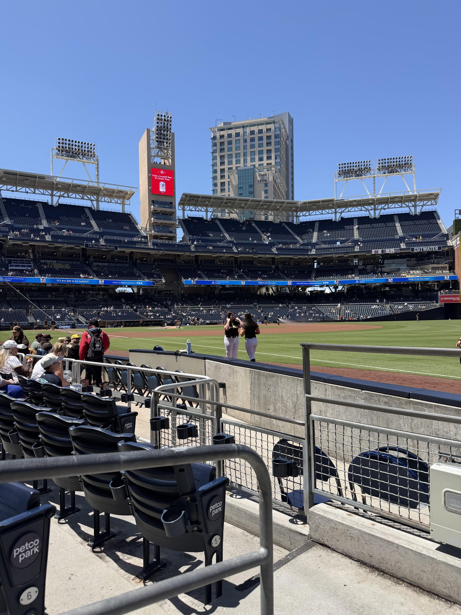 Real Fan View taken from Section 119 at Petco Park by Nick B