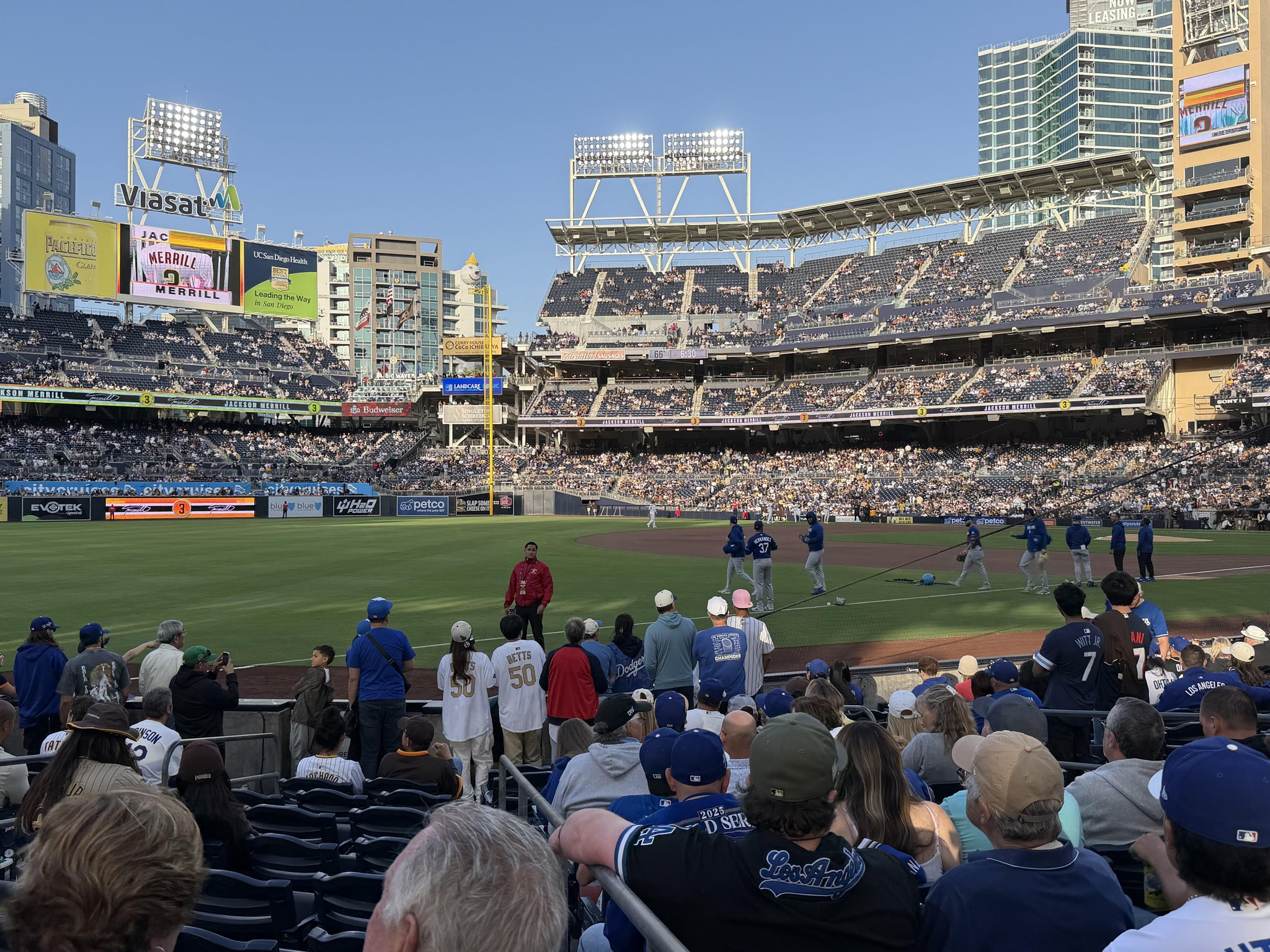 Real Fan View taken from Section 120 at Petco Park by Ron N