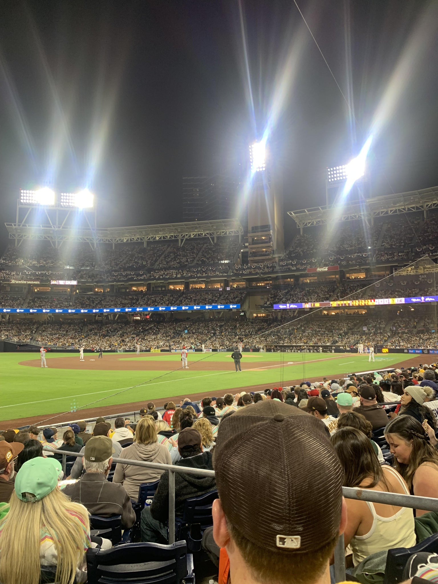 Real Fan View taken from Section 120 at Petco Park by Andrew A