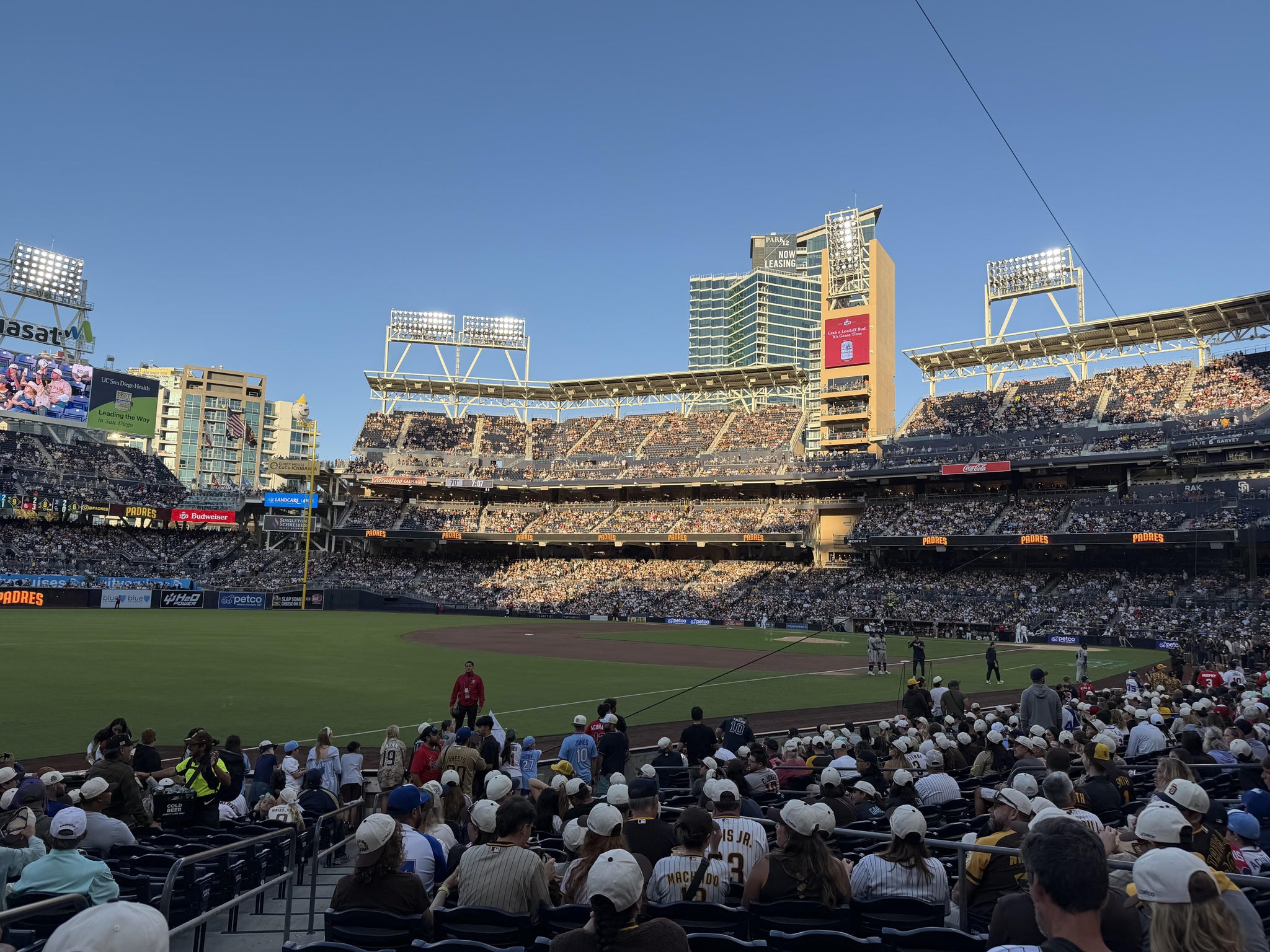 Real Fan View taken from Section 120 at Petco Park by Brandon S
