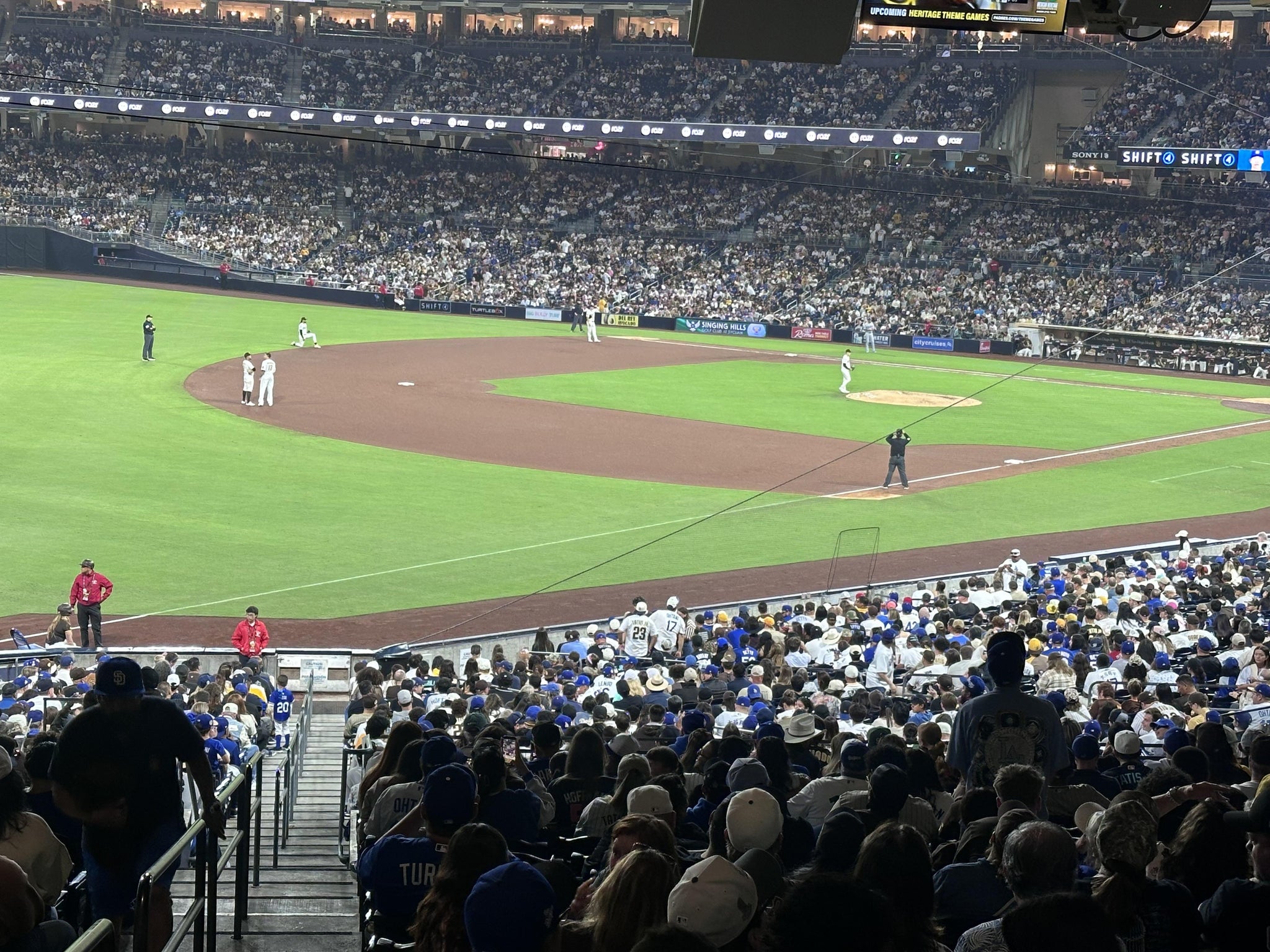Real Fan View taken from Section 120 at Petco Park by Richard S