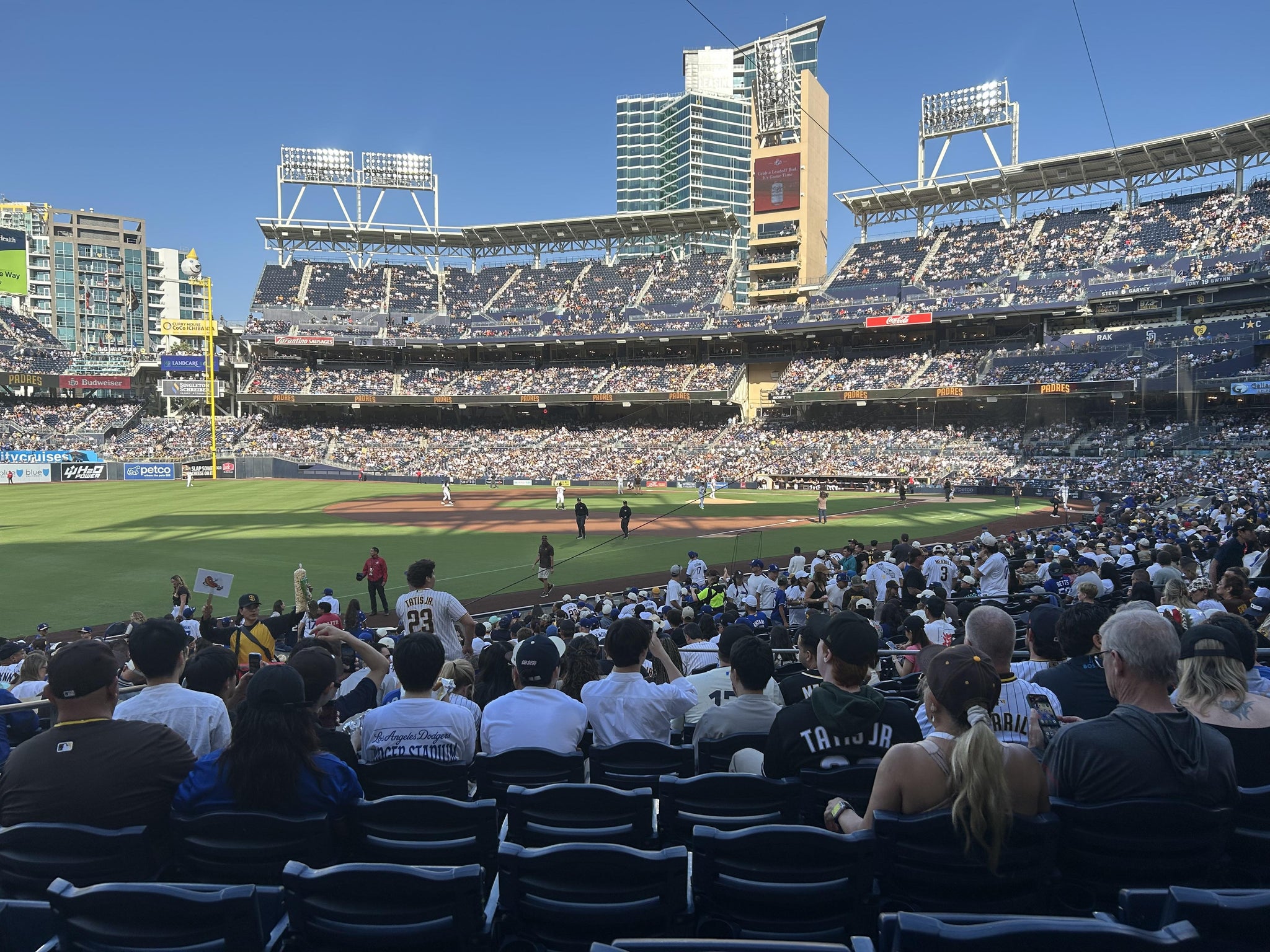 Real Fan View taken from Section 120 at Petco Park by Anonymous User