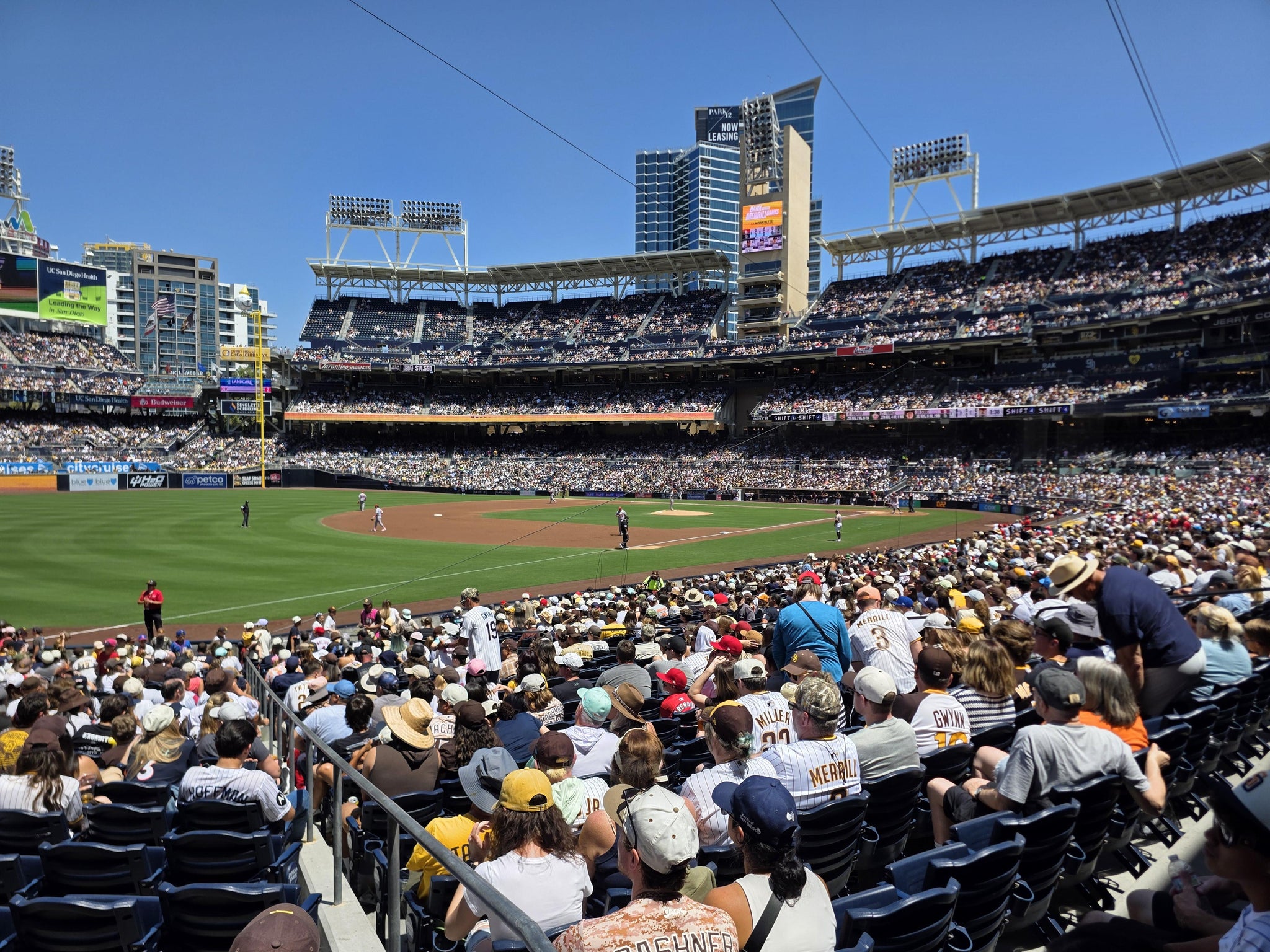 Real Fan View taken from Section 120 at Petco Park by Allison L