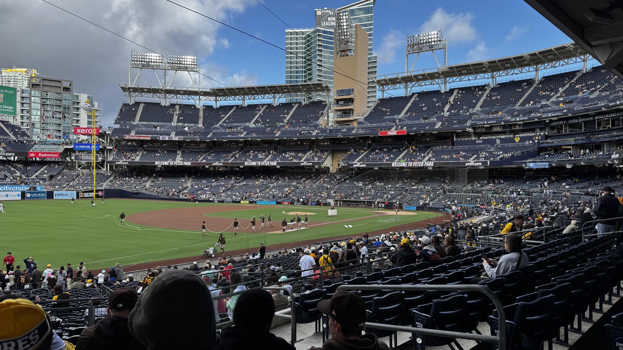 Real Fan View taken from Section 120 at Petco Park by Silas T