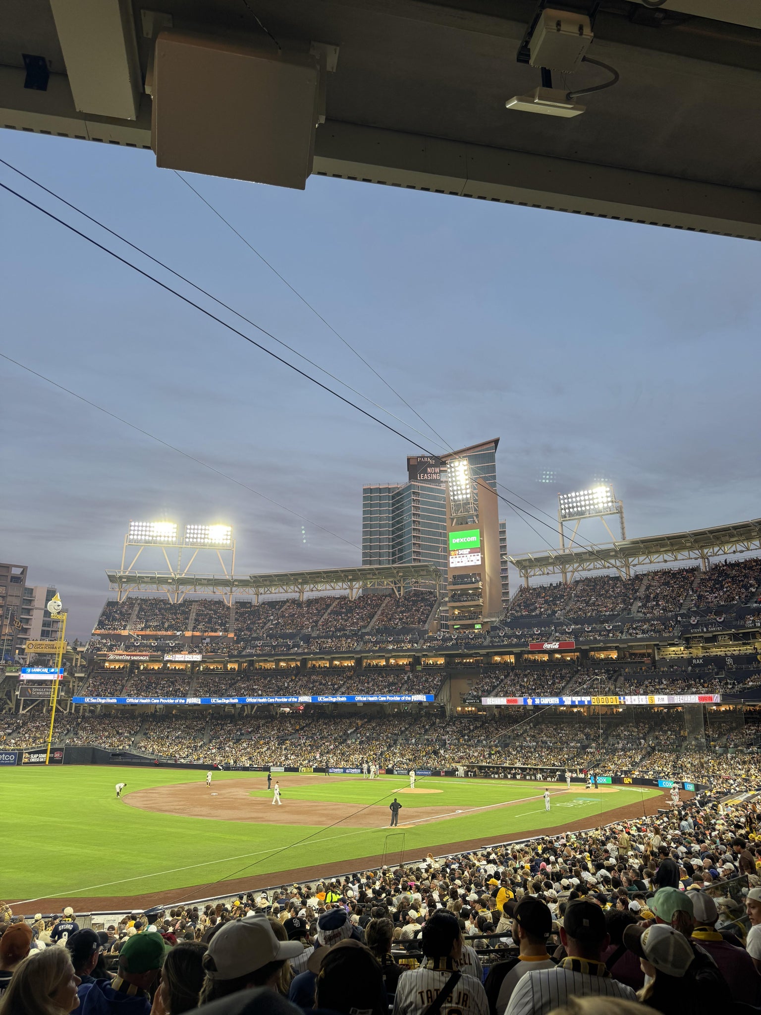 Real Fan View taken from Section 120 at Petco Park by Liz W