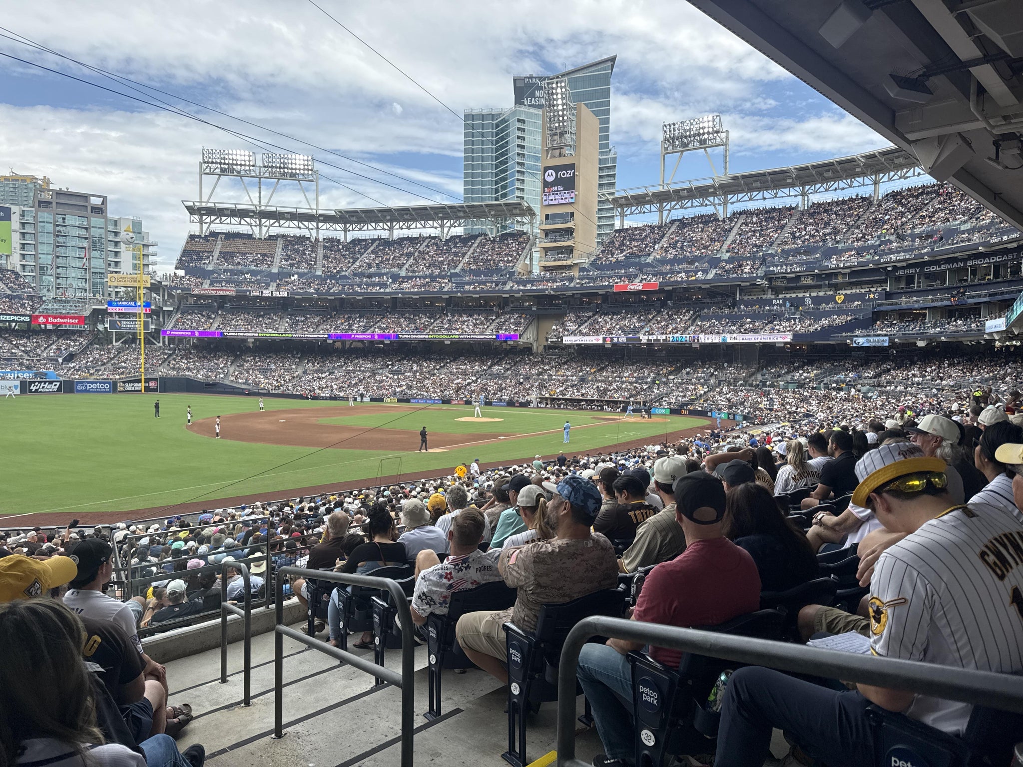 Real Fan View taken from Section 120 at Petco Park by Jason M