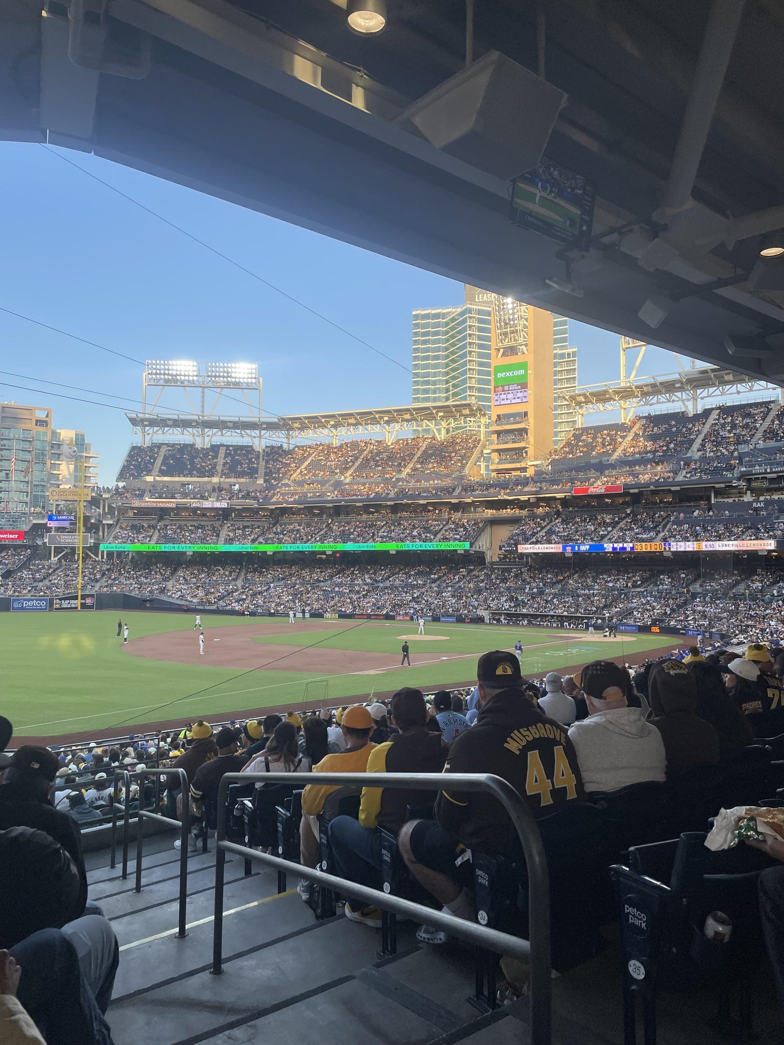 Real Fan View taken from Section 120 at Petco Park by Tyler S