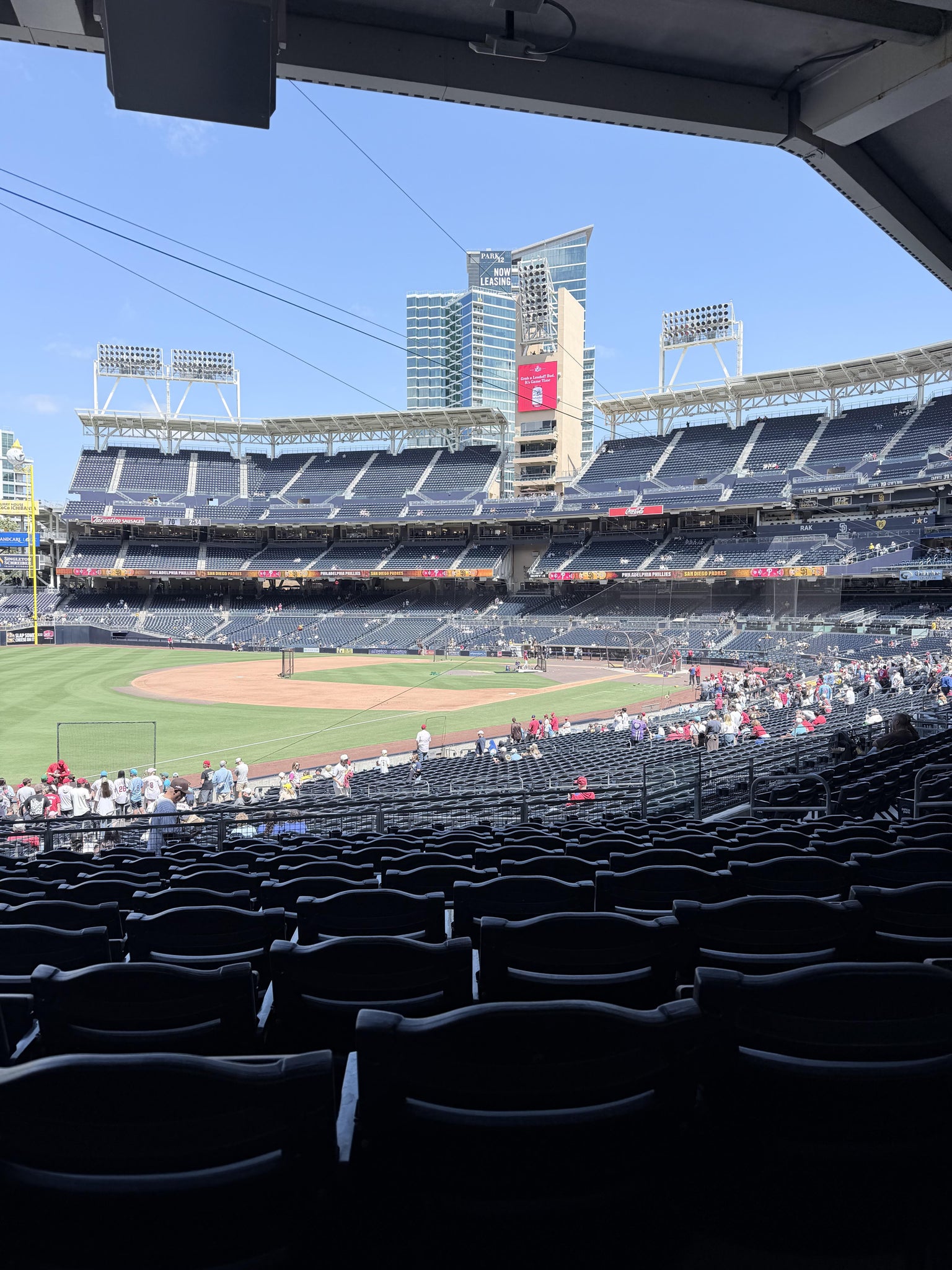Real Fan View taken from Section 120 at Petco Park by Vanessa R