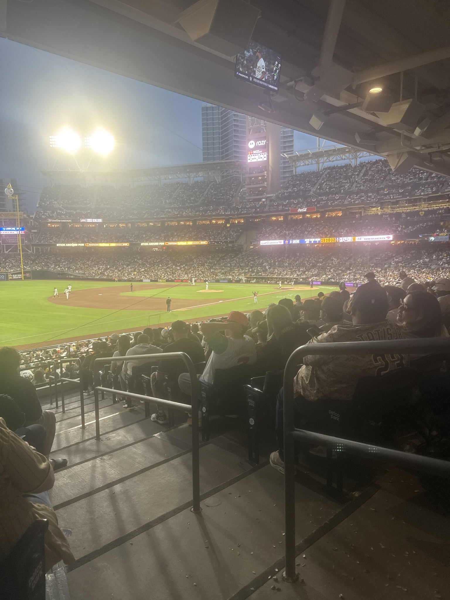 Real Fan View taken from Section 120 at Petco Park by Samantha F