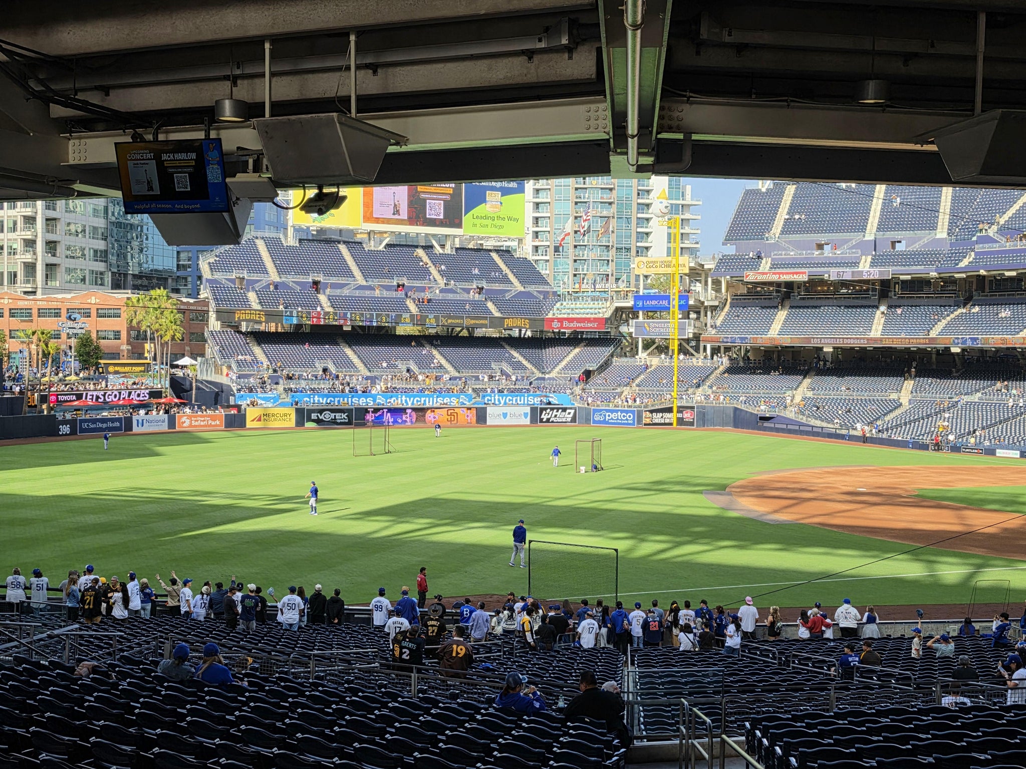 Vue réelle des fans prise de la Section 120 au site Petco Park par Jimmy S