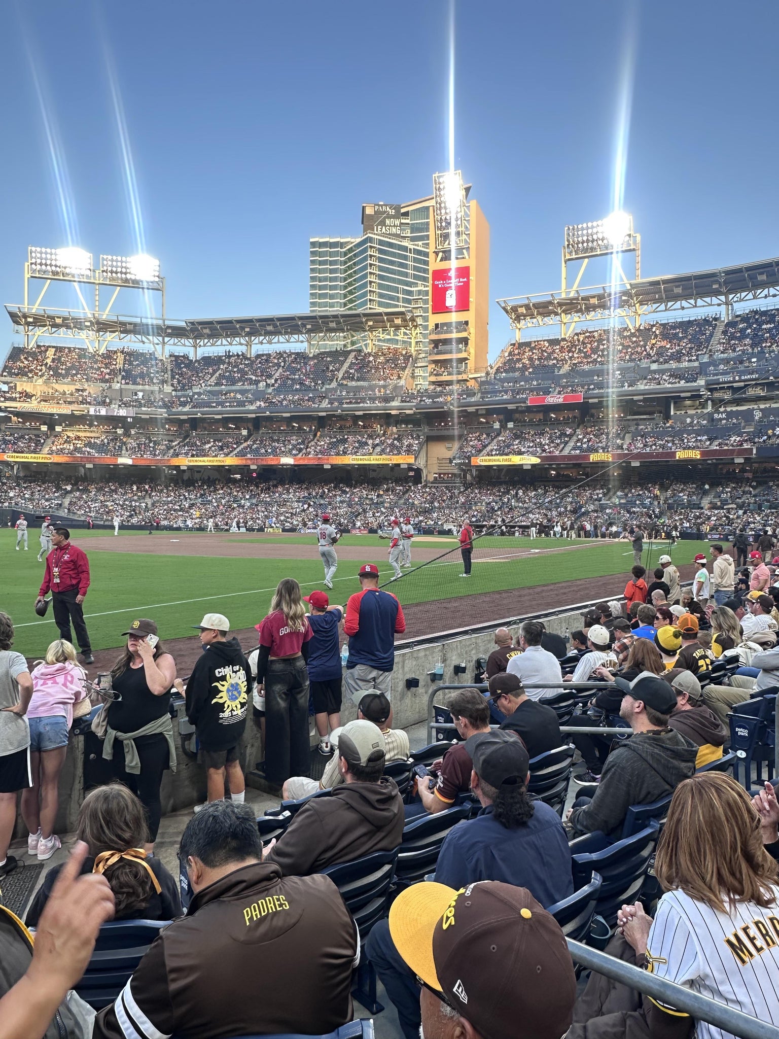 Real Fan View taken from Section 120 at Petco Park by Melissa B
