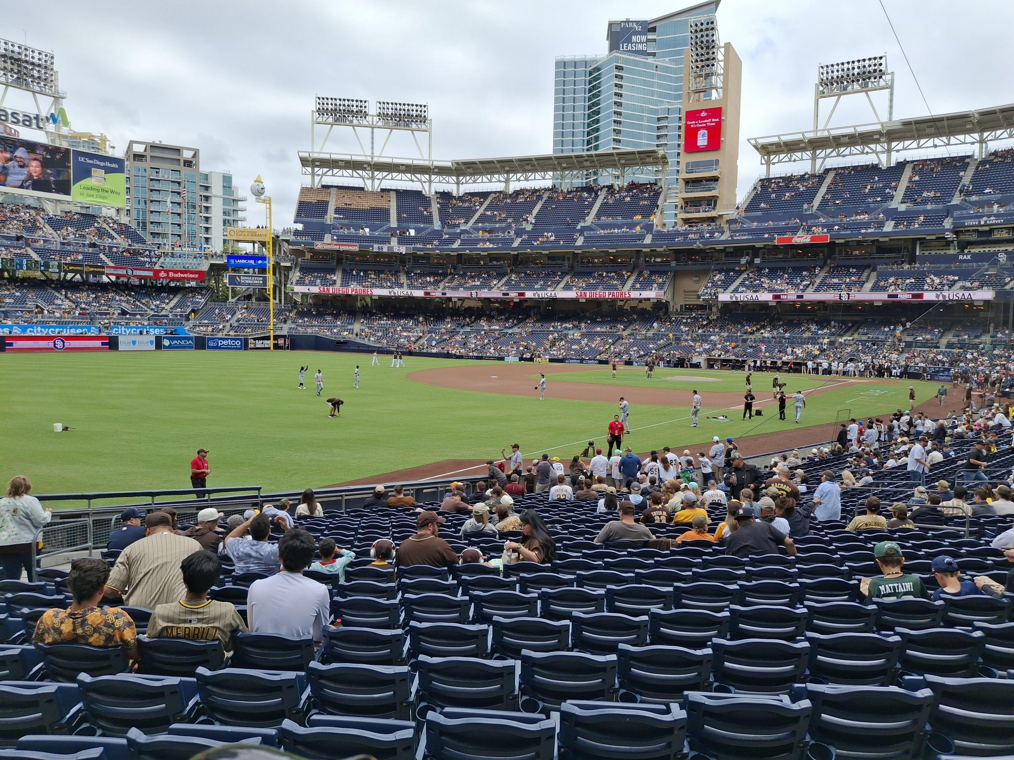 Real Fan View taken from Section 120 at Petco Park by Art P