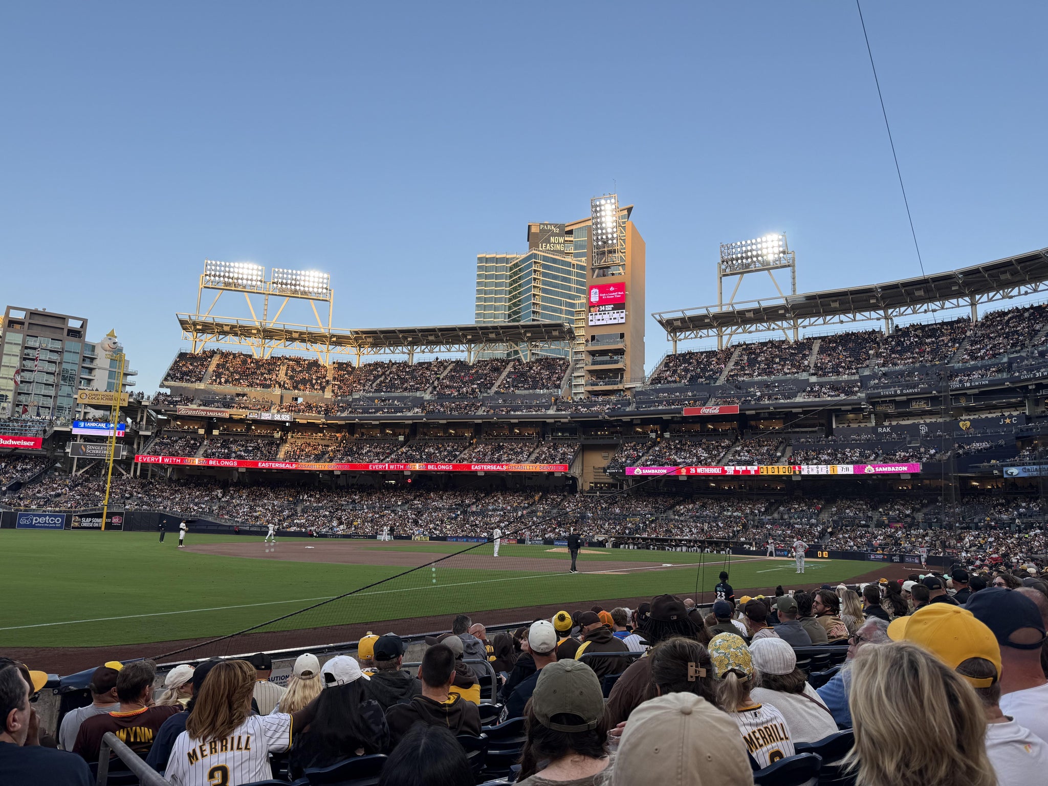 Real Fan View taken from Section 120 at Petco Park by Victor M
