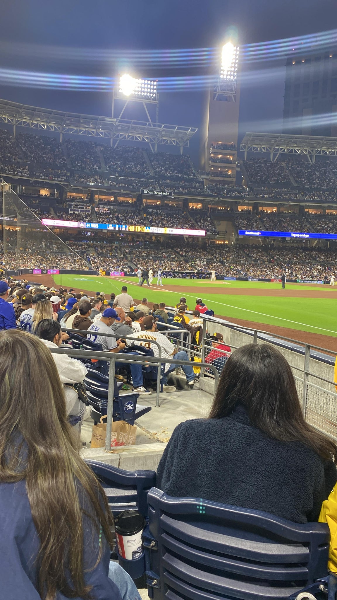 Real Fan View taken from Section 121 at Petco Park by Luis G