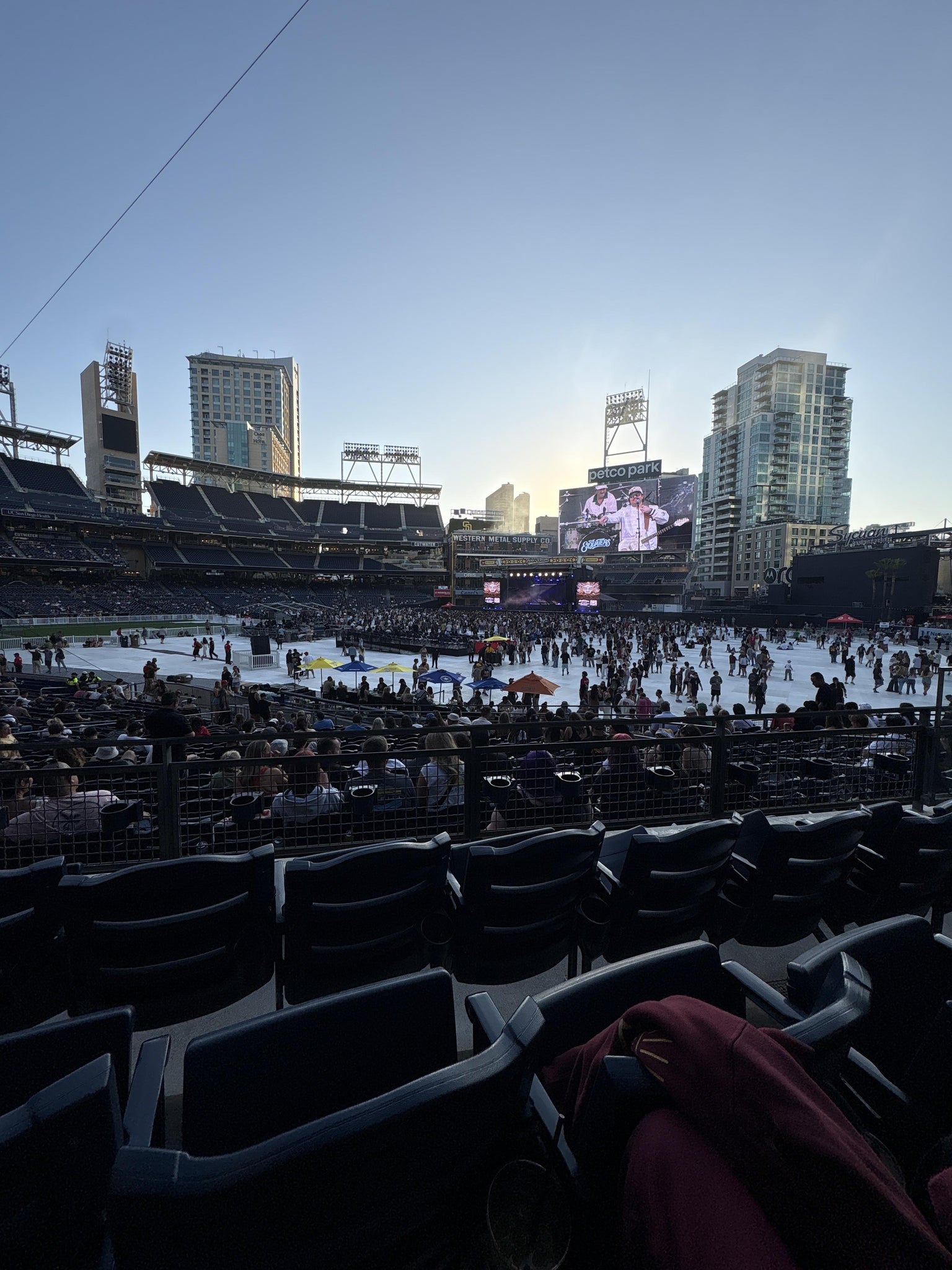 Real Fan View taken from Section 121 at Petco Park by Perla E
