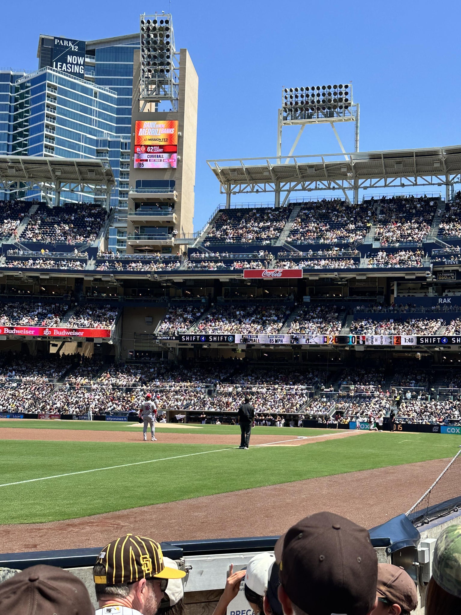 Real Fan View taken from Section 122 at Petco Park by Stephanie B