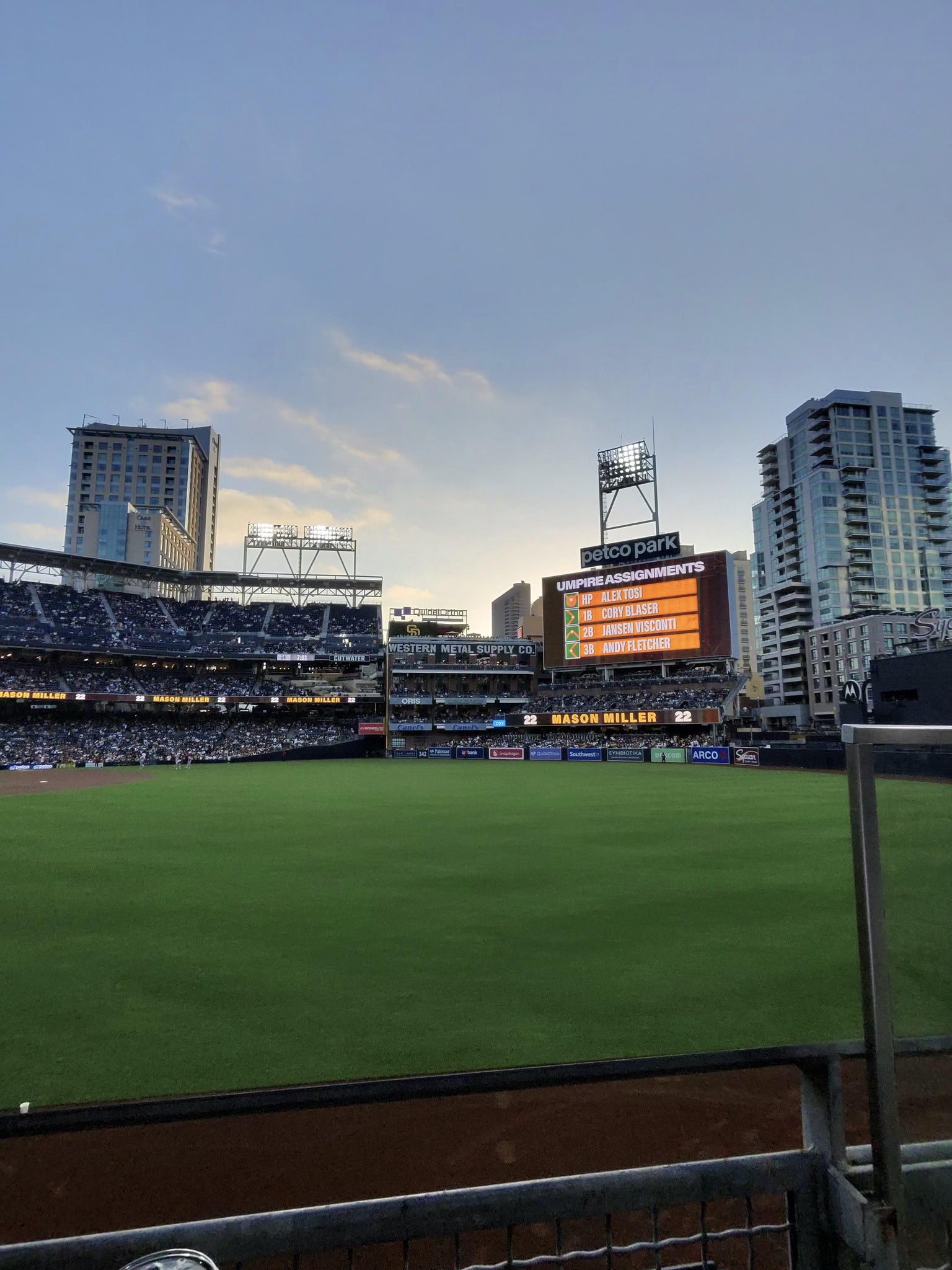 Real Fan View taken from Section 123 at Petco Park by Andres R