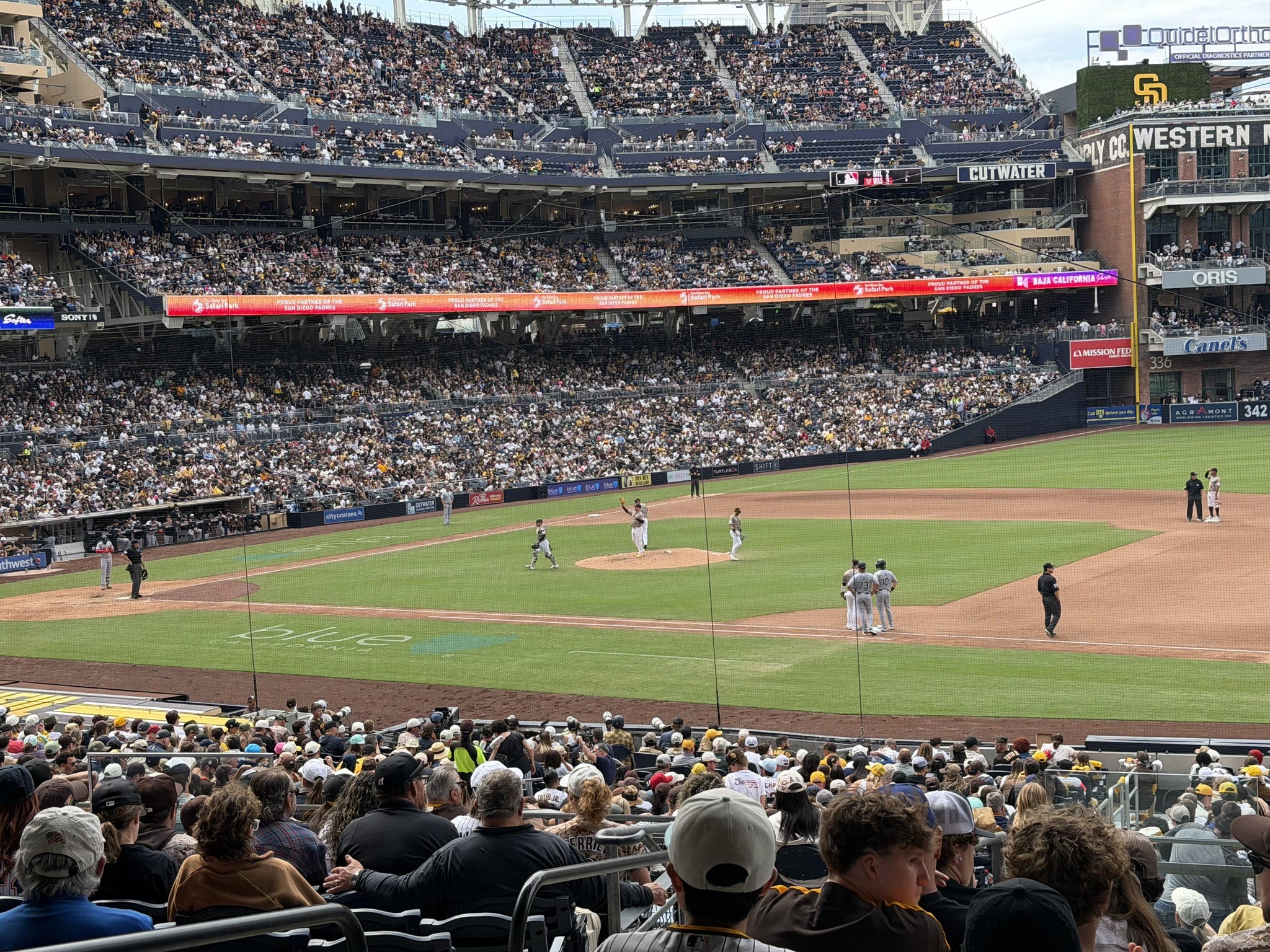 Real Fan View taken from Section 123 at Petco Park by Anonymous User