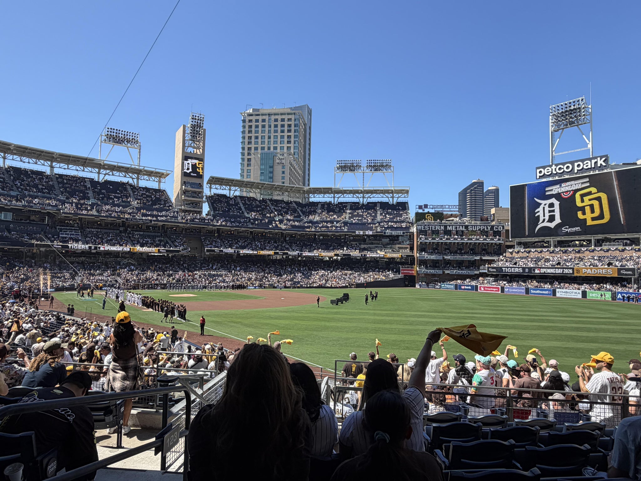 Real Fan View taken from Section 123 at Petco Park by Amy H