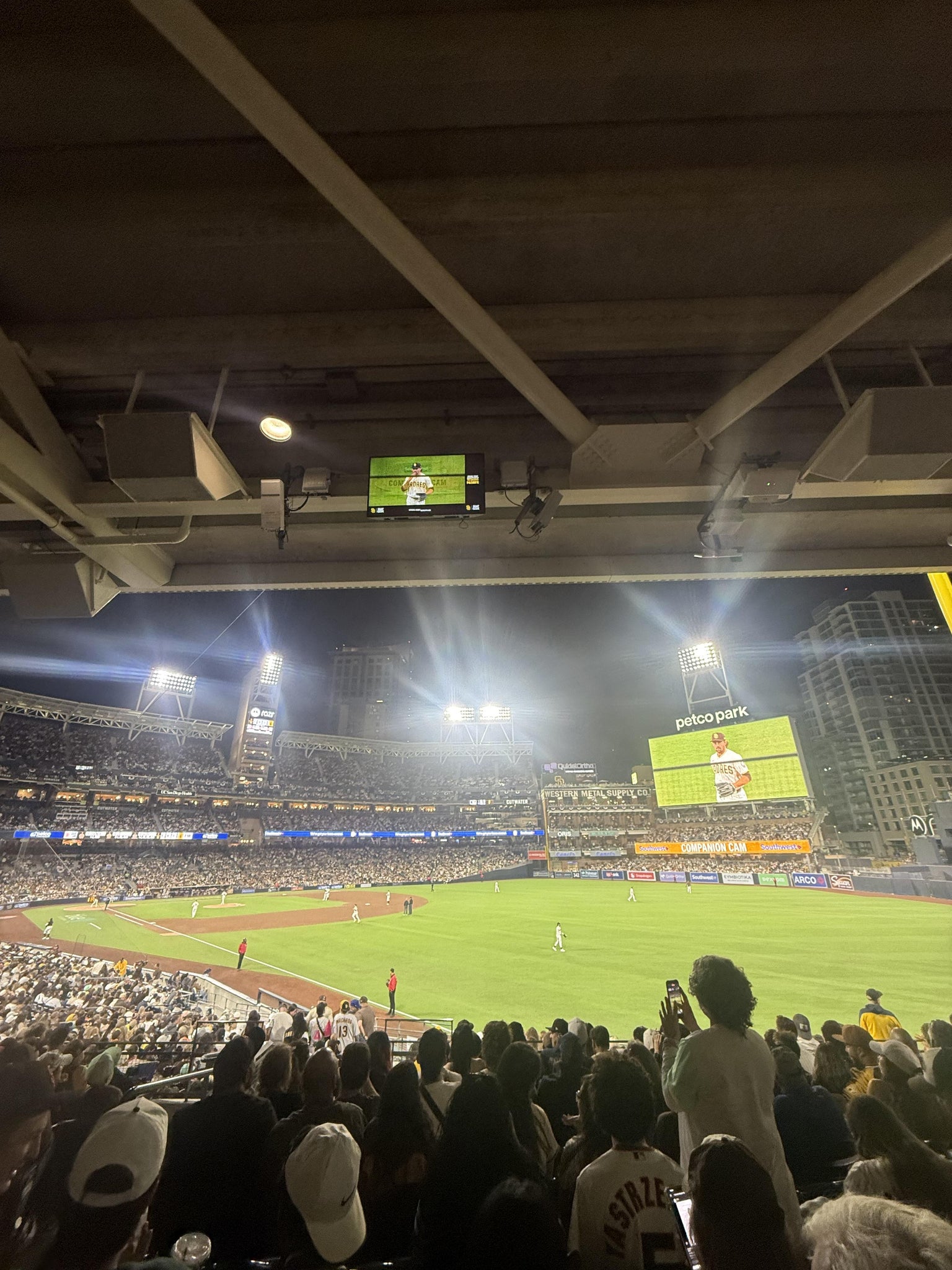 Real Fan View taken from Section 123 at Petco Park by Mateo M