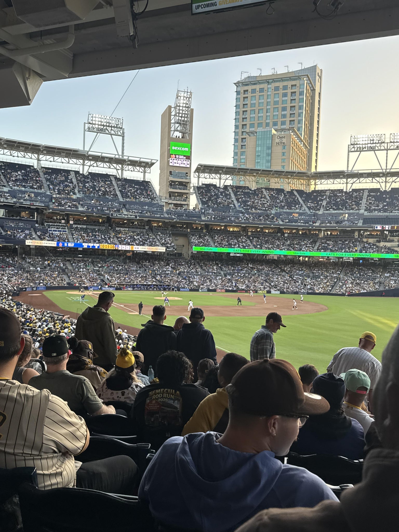 Real Fan View taken from Section 123 at Petco Park by Miguel M