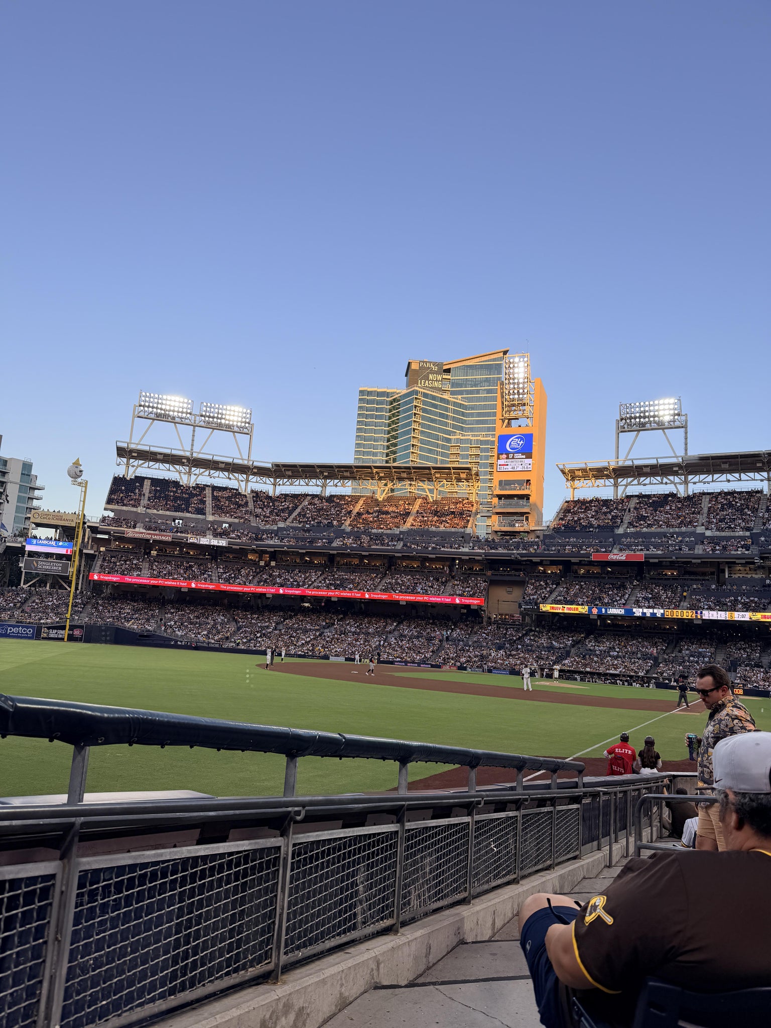 Real Fan View taken from Section 124 at Petco Park by Jennifer B