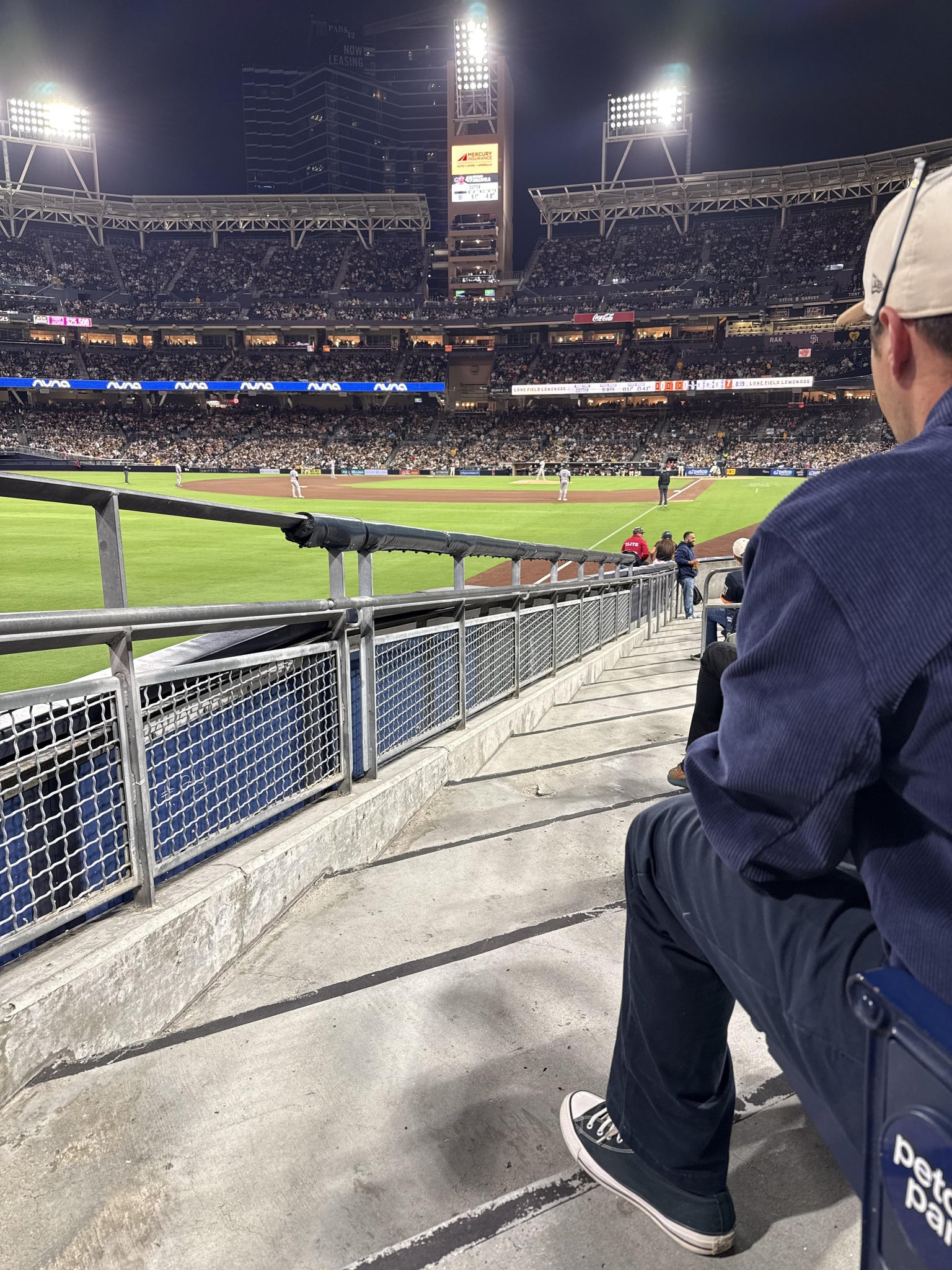 Real Fan View taken from Section 124 at Petco Park by Matthew M