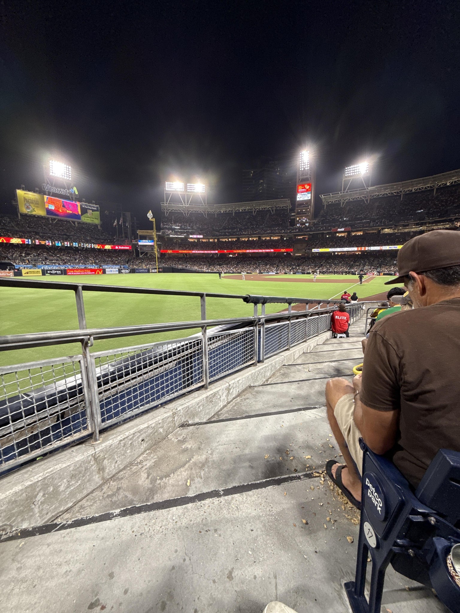 Real Fan View taken from Section 124 at Petco Park by Matthew M