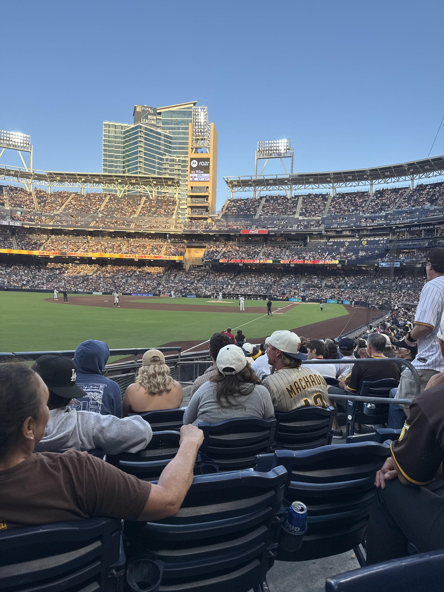 Real Fan View taken from Section 124 at Petco Park by Shelly G