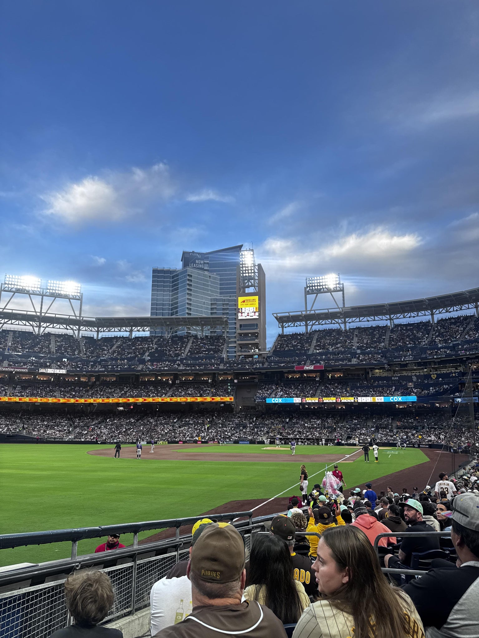 Real Fan View taken from Section 124 at Petco Park by Angelo B