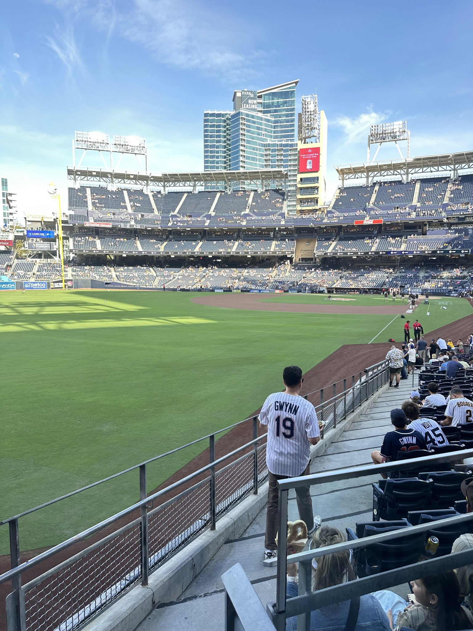 Real Fan View taken from Section 124 at Petco Park by Genesis L