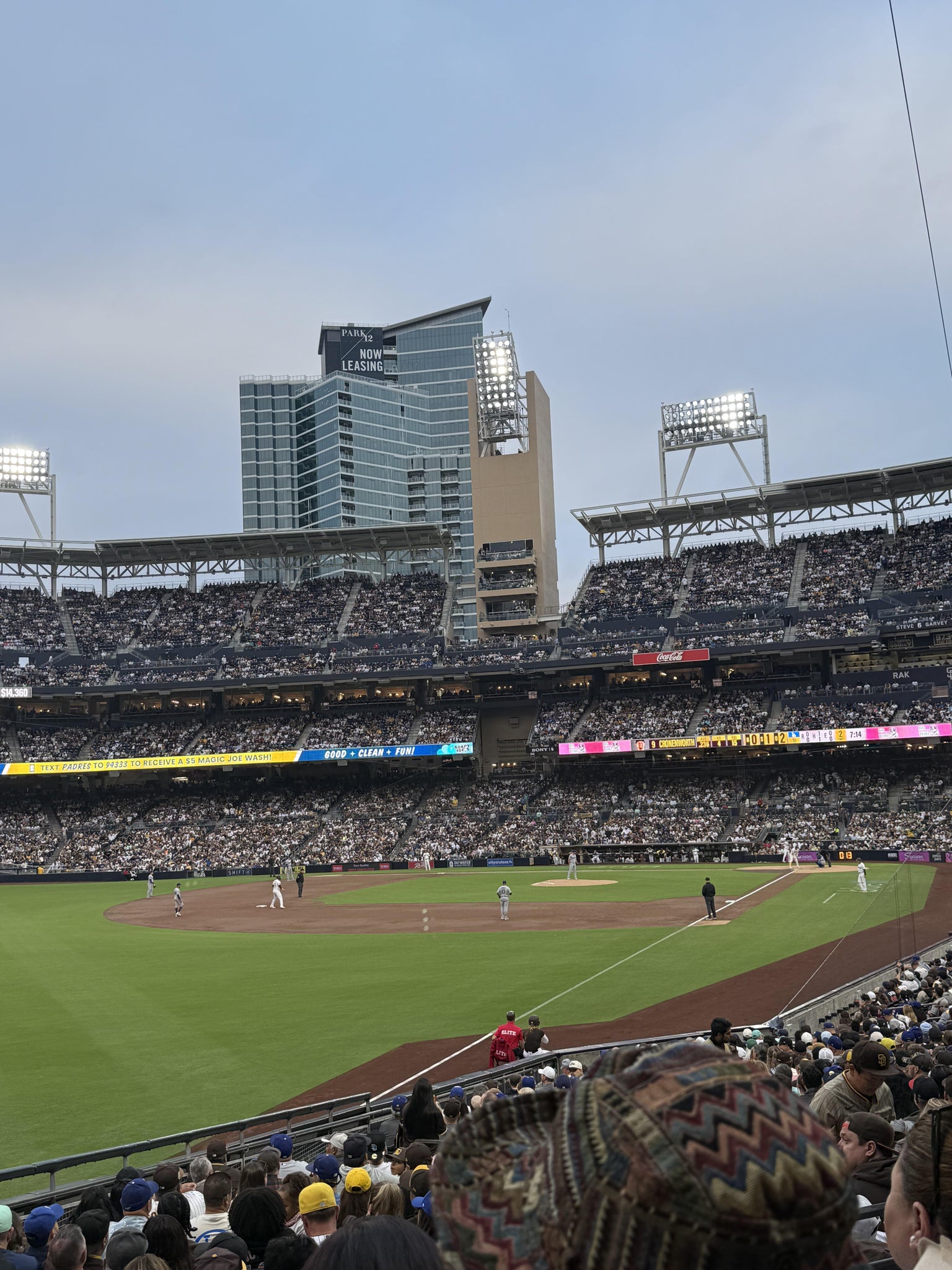 Real Fan View taken from Section 124 at Petco Park by Anonymous User