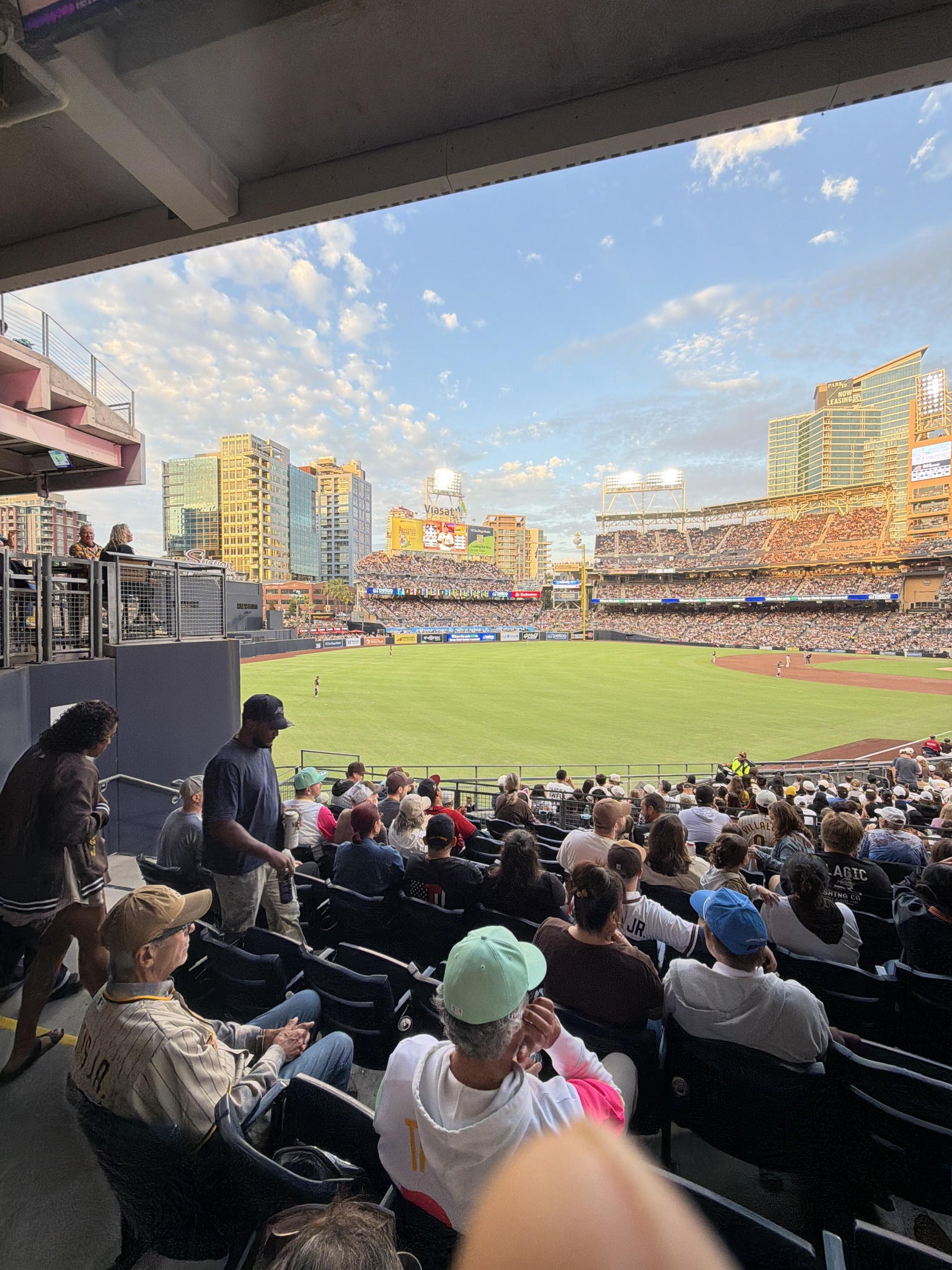 Real Fan View taken from Section 124 at Petco Park by David V