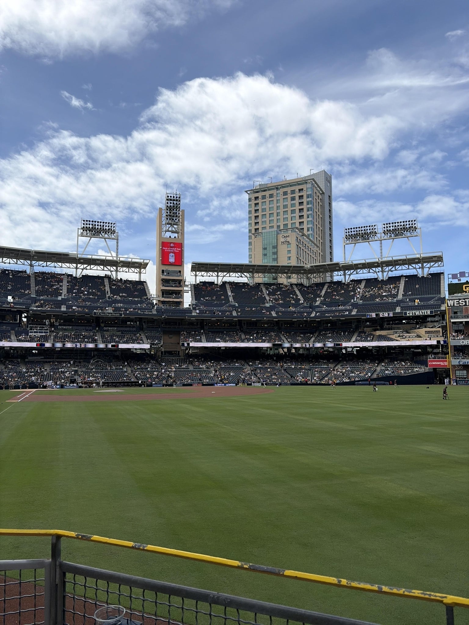 Real Fan View taken from Section 125 at Petco Park by Anthony L