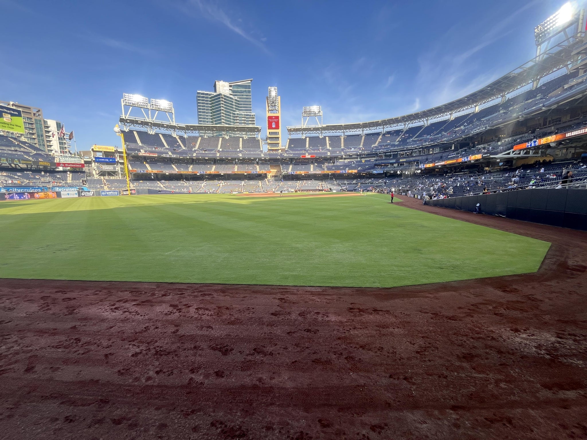 Vue réelle des fans prise de la Section 126 au site Petco Park par Eric B
