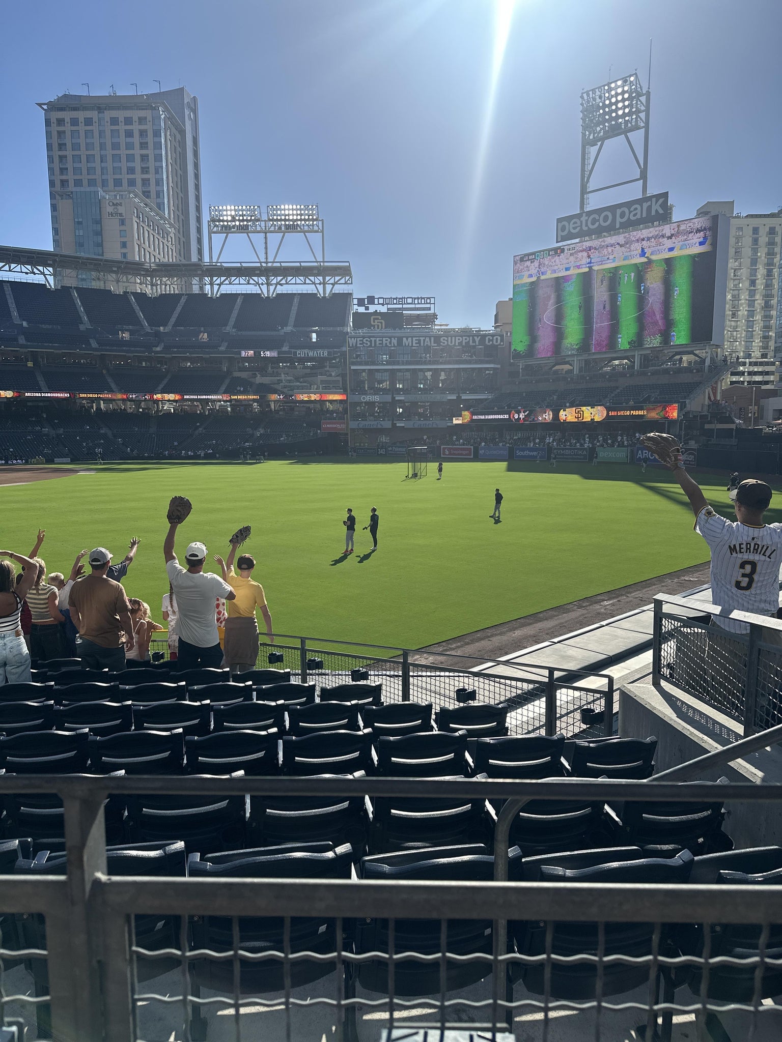 Real Fan View taken from Section 127 at Petco Park by Max R