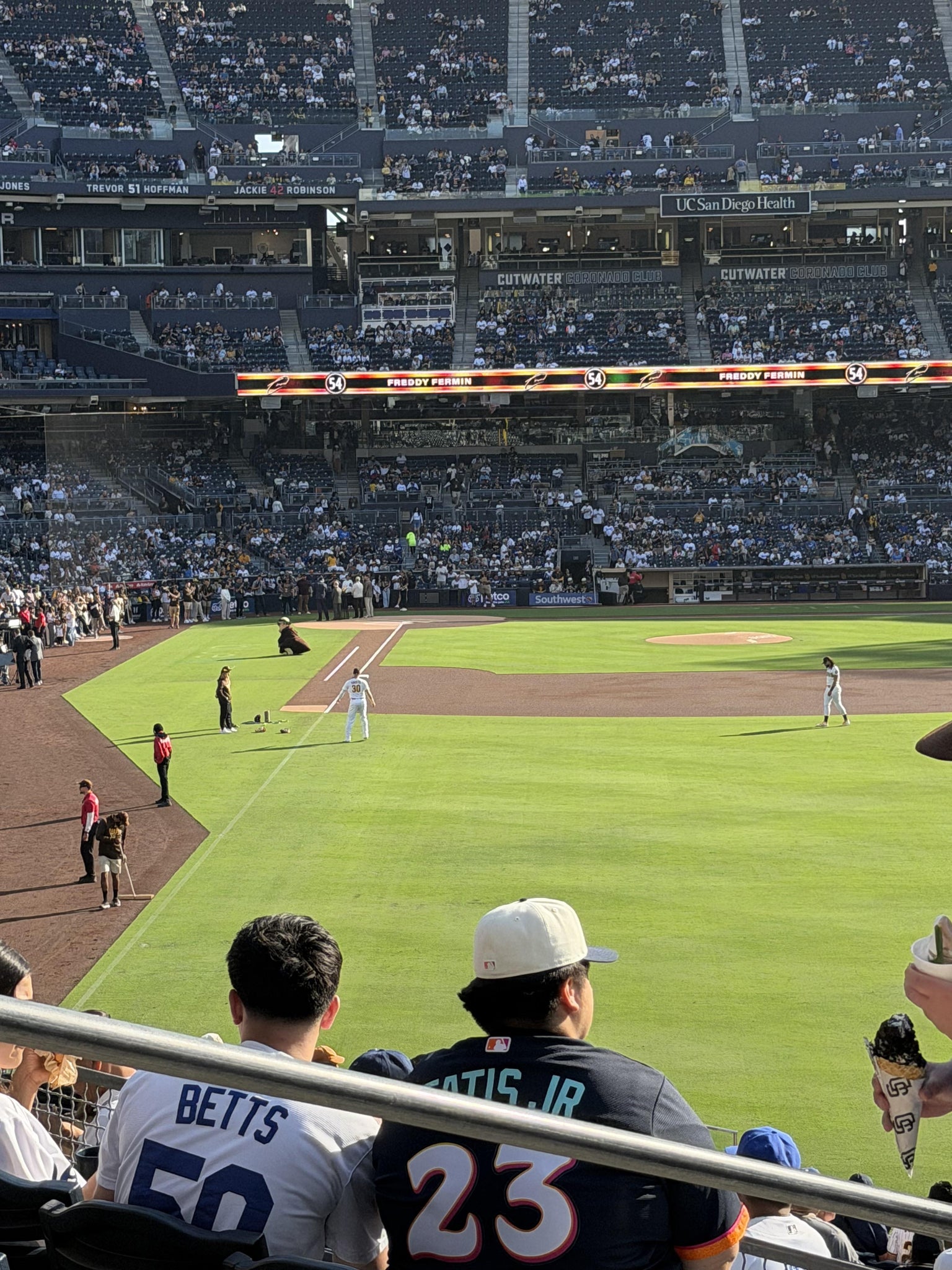 Real Fan View taken from Section 129 at Petco Park by Alex P