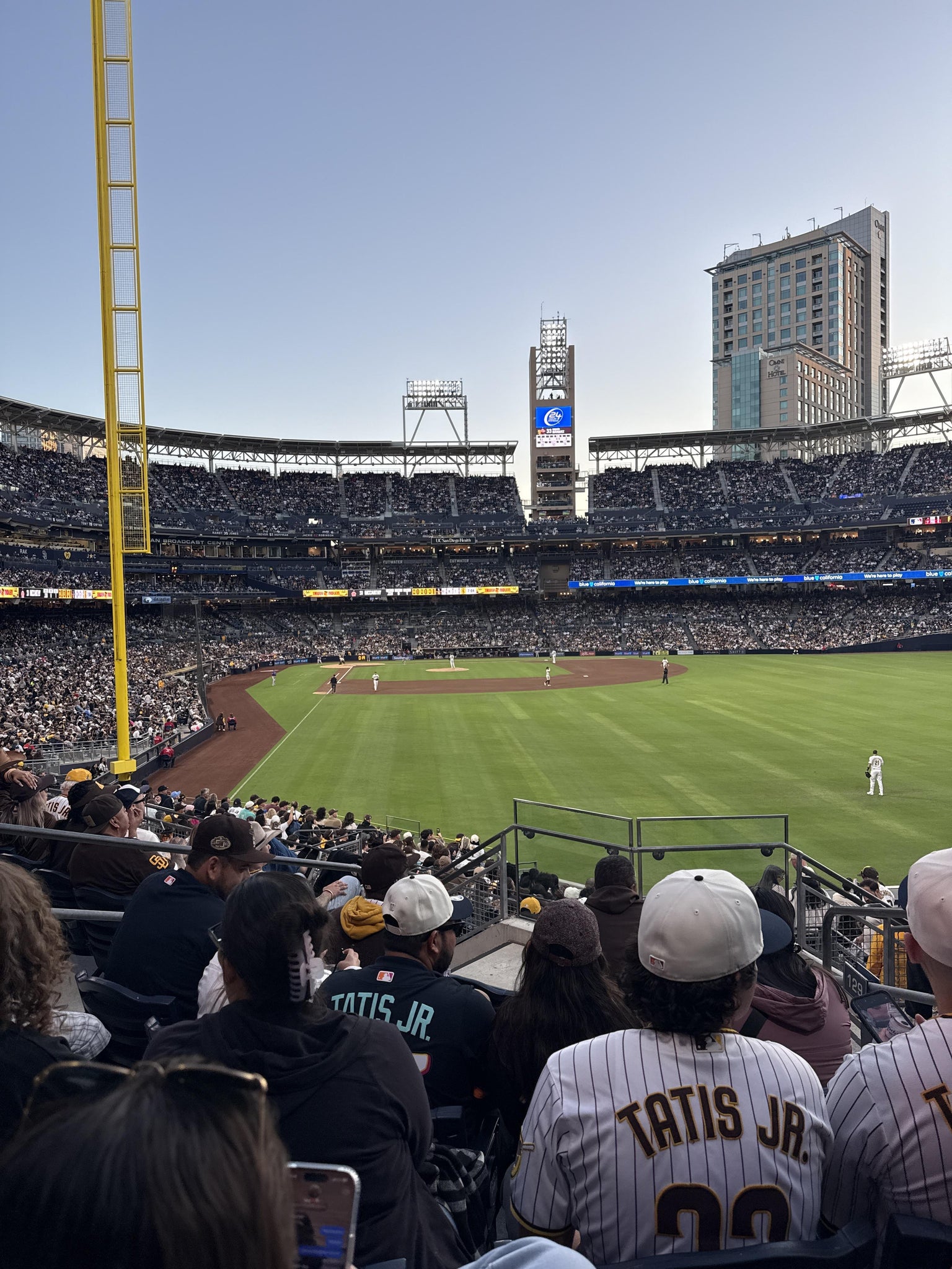 Real Fan View taken from Section 129 at Petco Park by Deshawn N