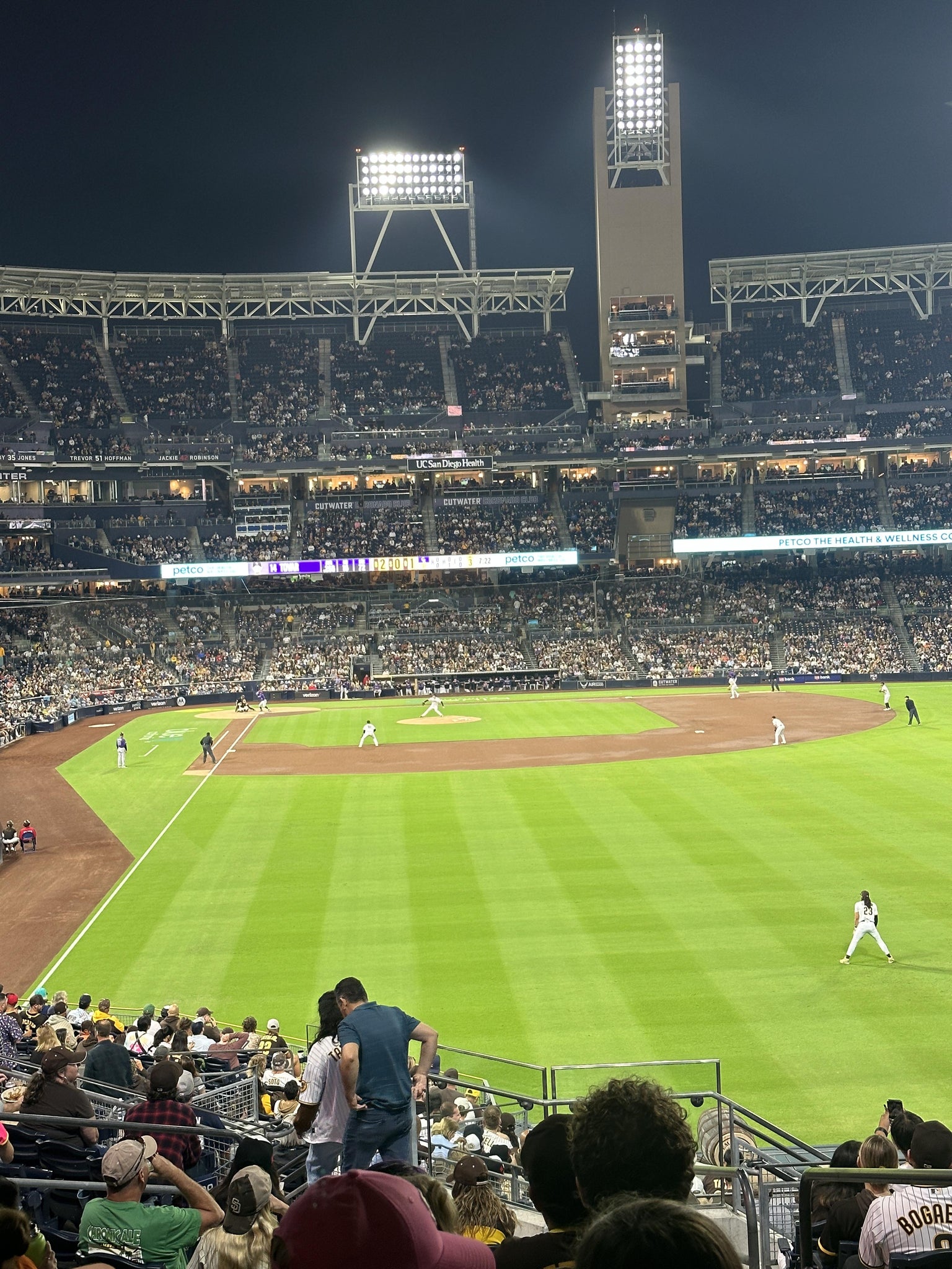 Real Fan View taken from Section 129 at Petco Park by Pedro R