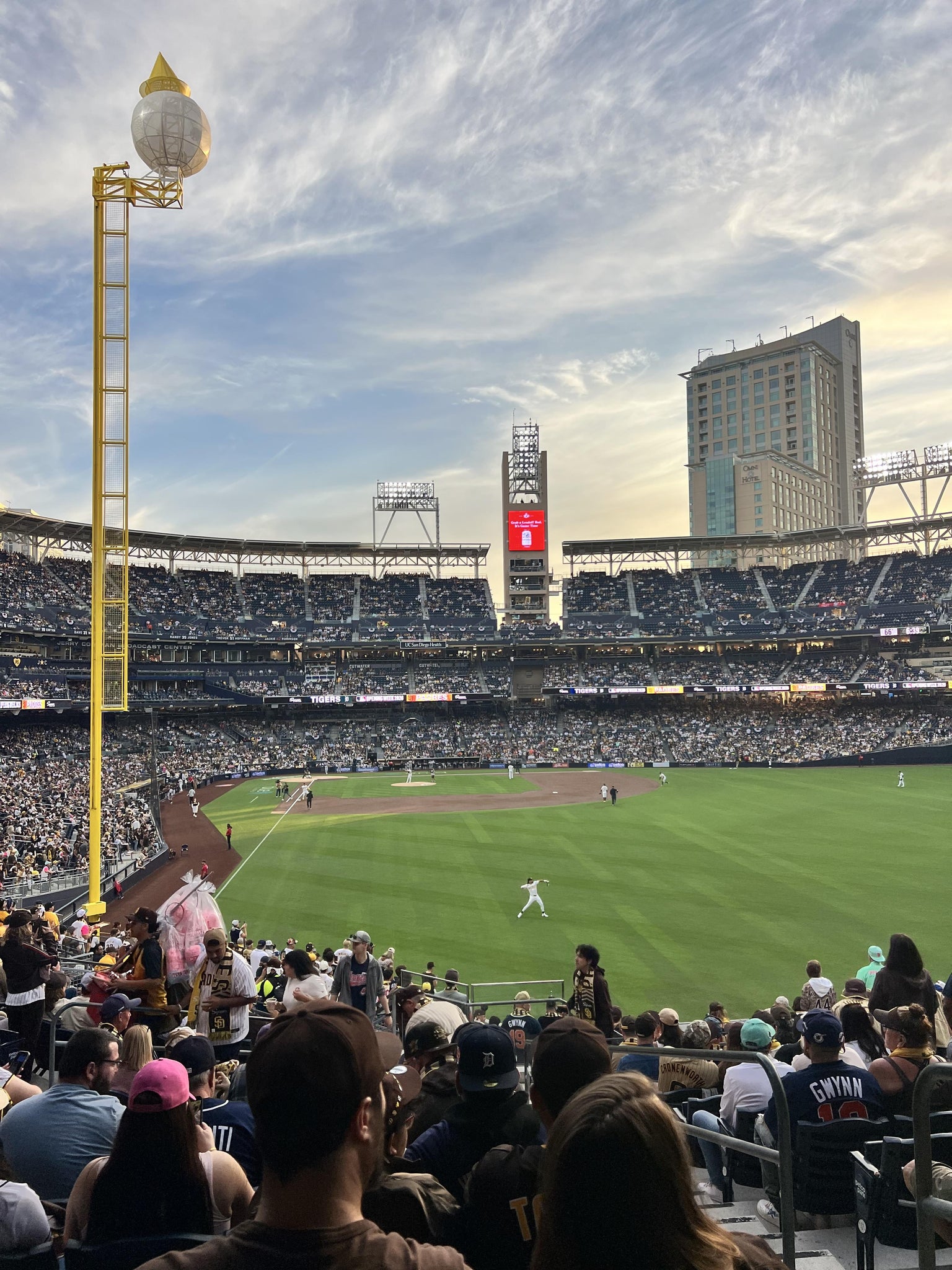 Real Fan View taken from Section 129 at Petco Park by Jennifer O