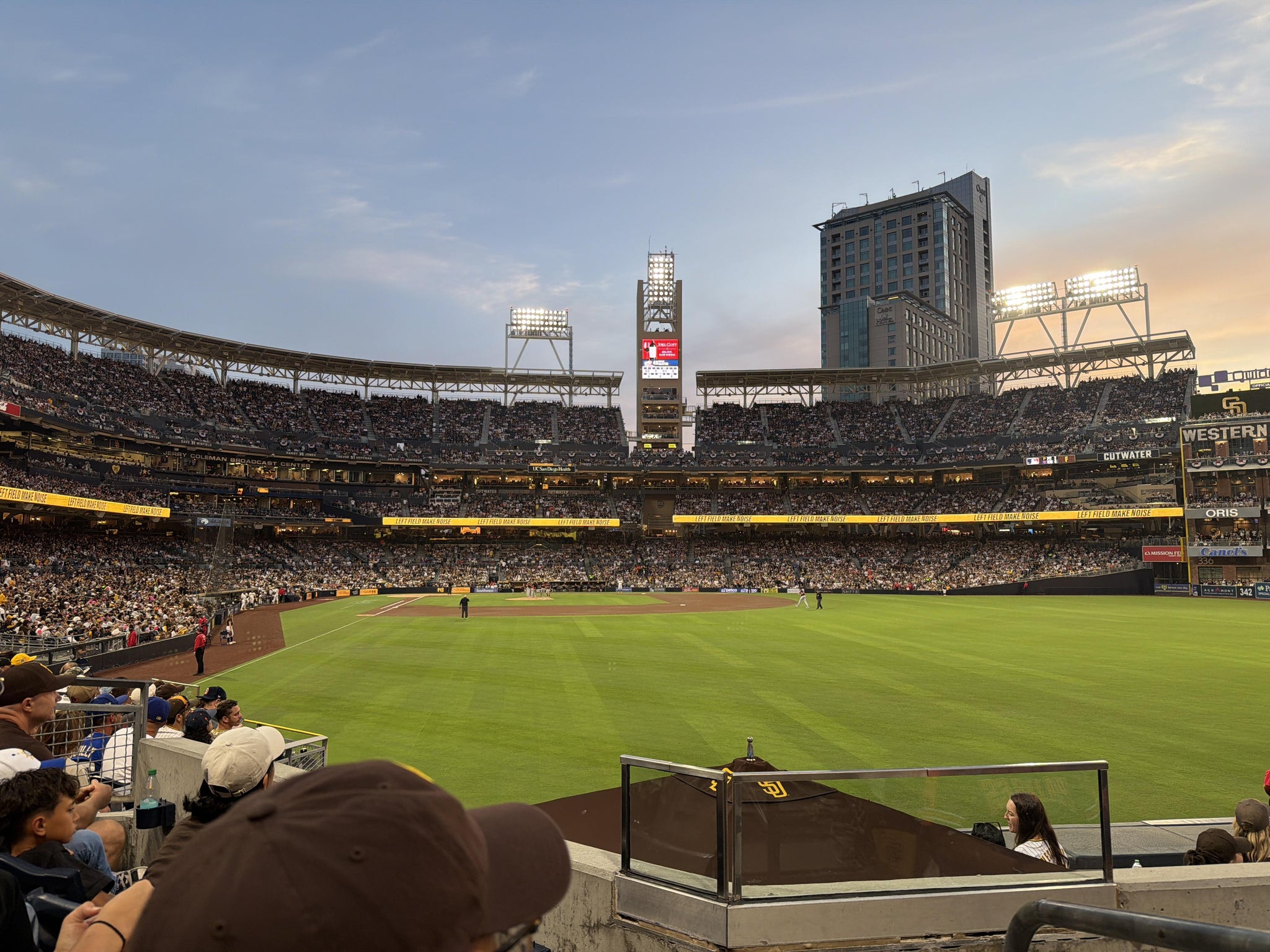 Real Fan View taken from Section 129 at Petco Park by Jayson  P