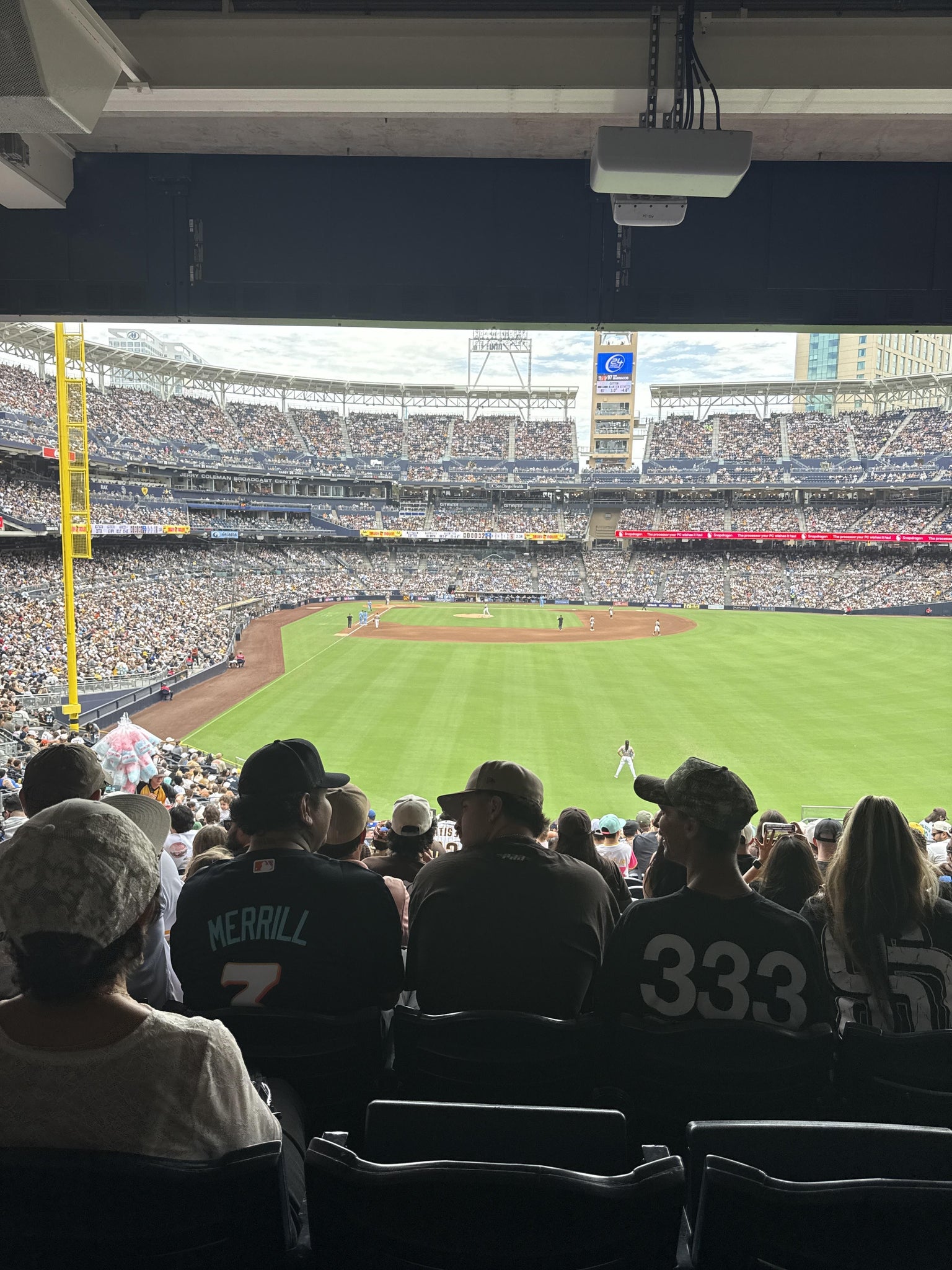 Real Fan View taken from Section 131 at Petco Park by Jordan H