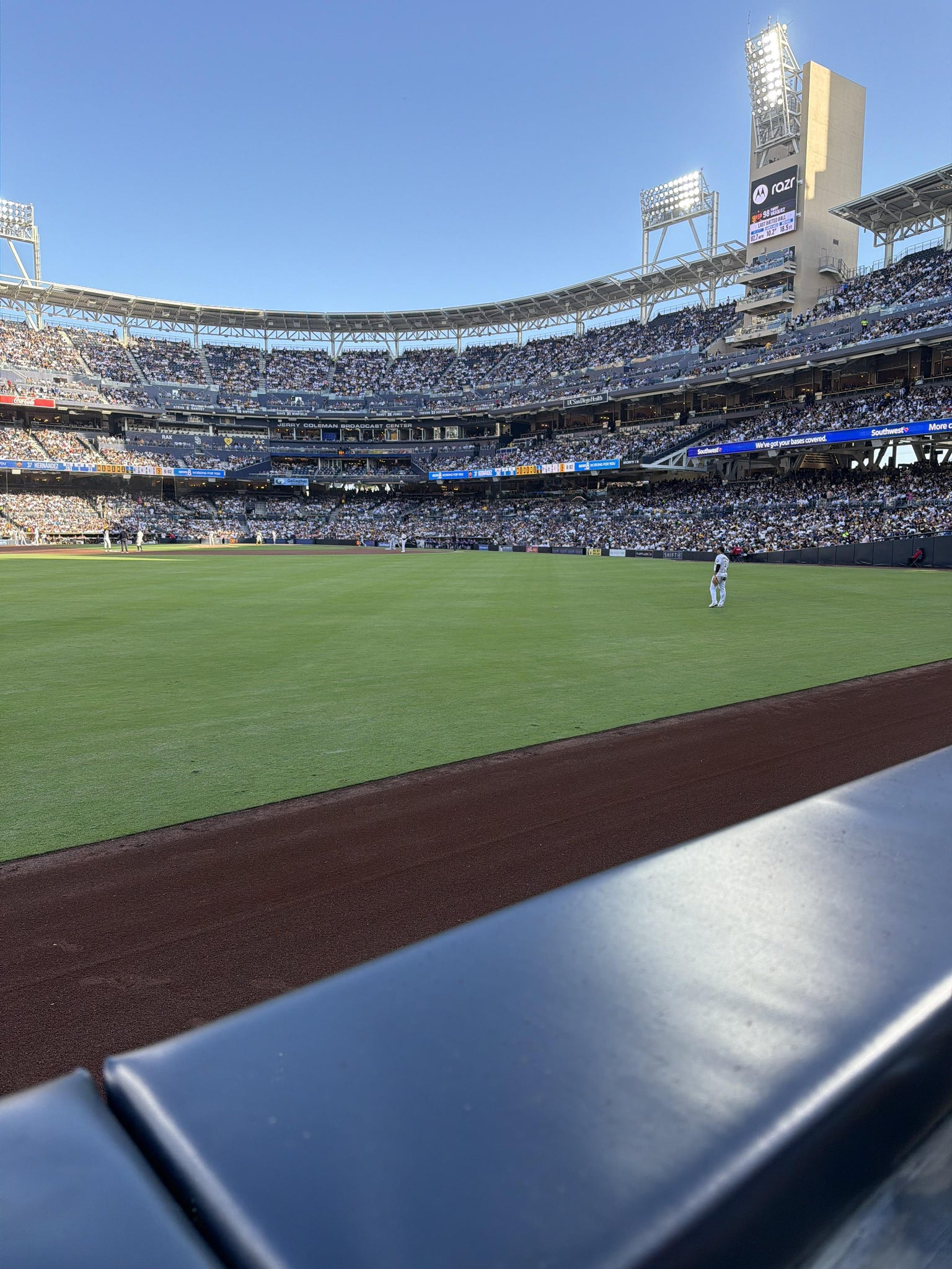Real Fan View taken from Section 132 at Petco Park by Michael F