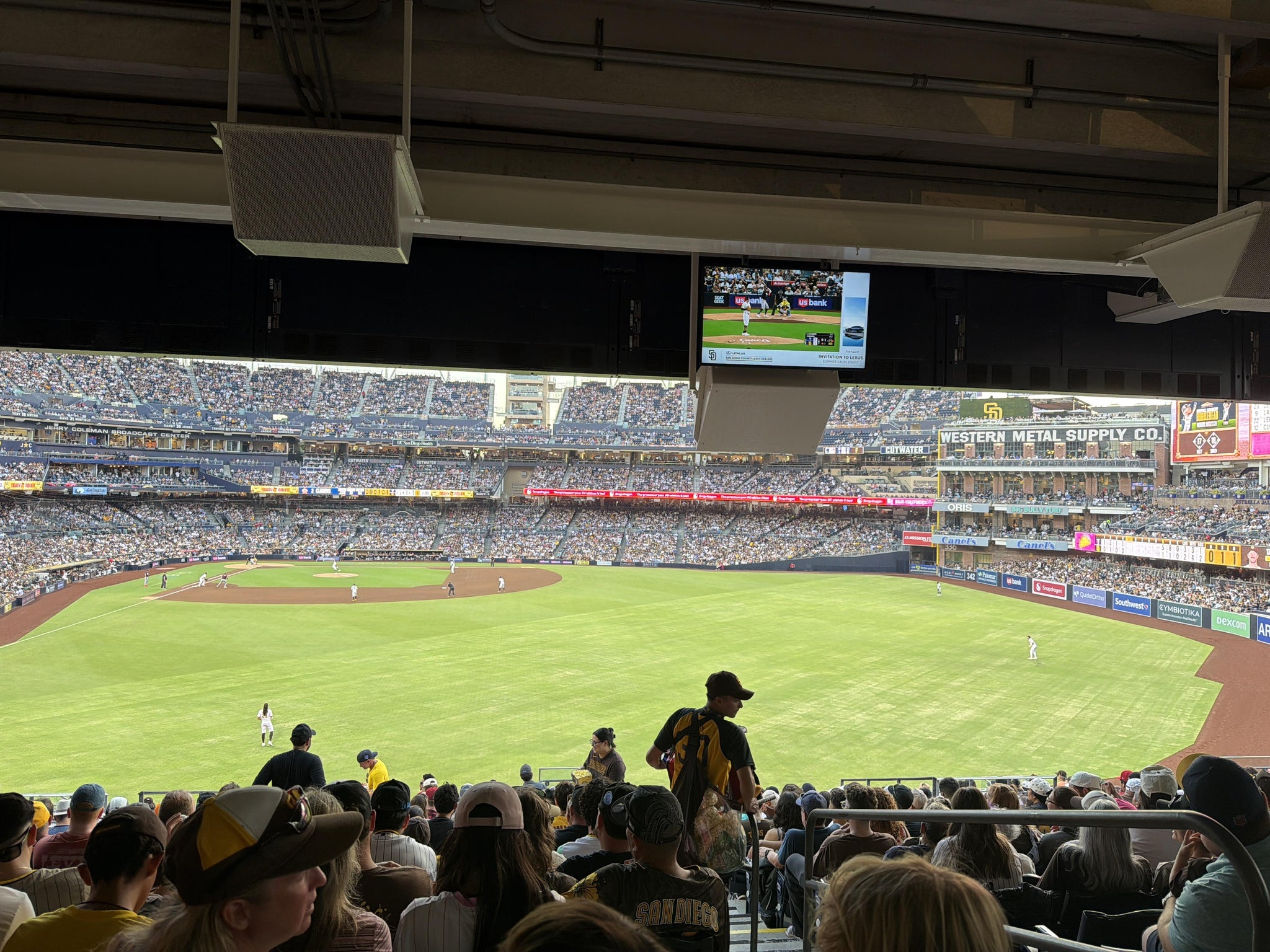 Real Fan View taken from Section 133 at Petco Park by Reagan B