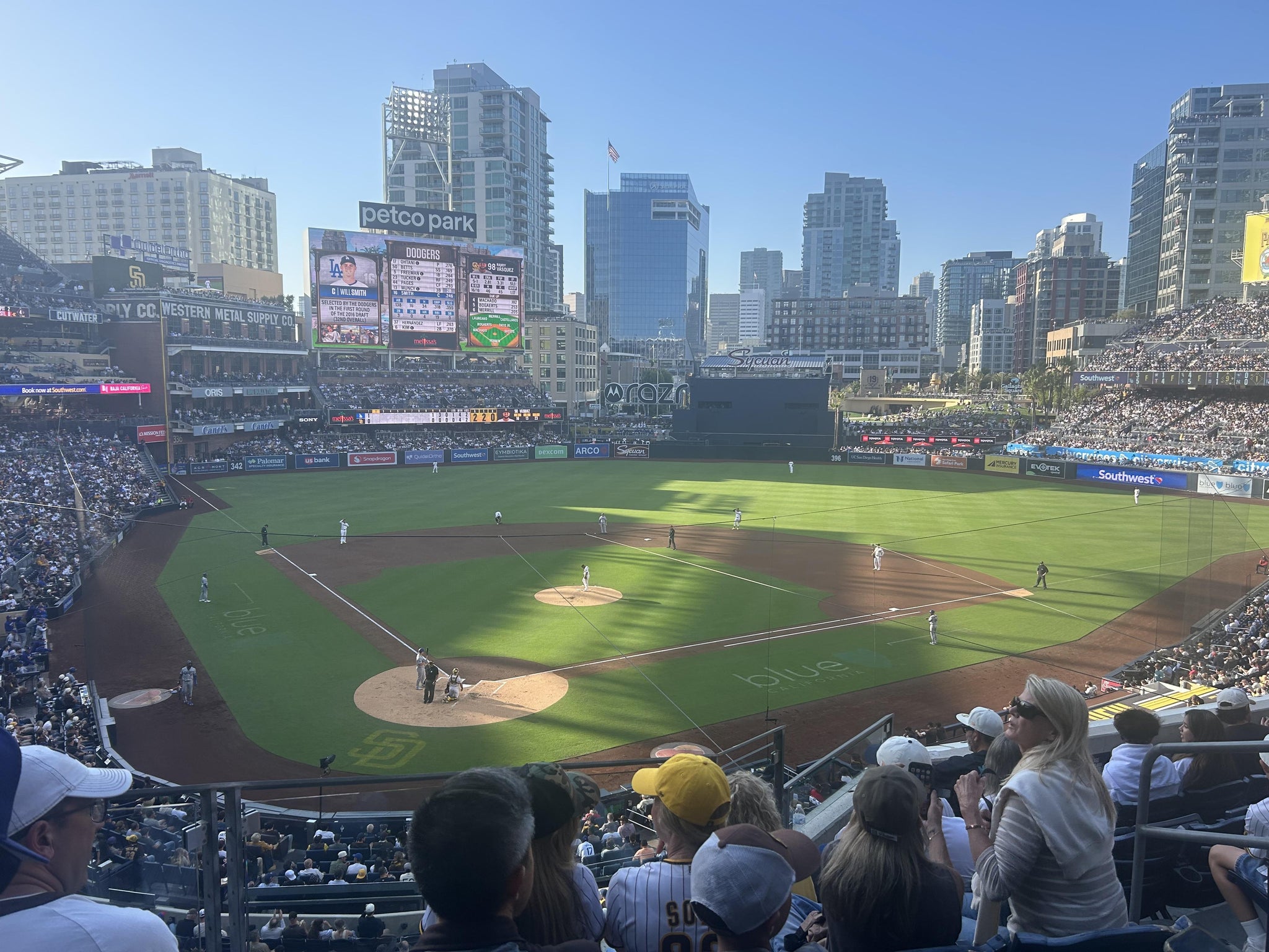 Real Fan View taken from Section 201 at Petco Park by Laura O