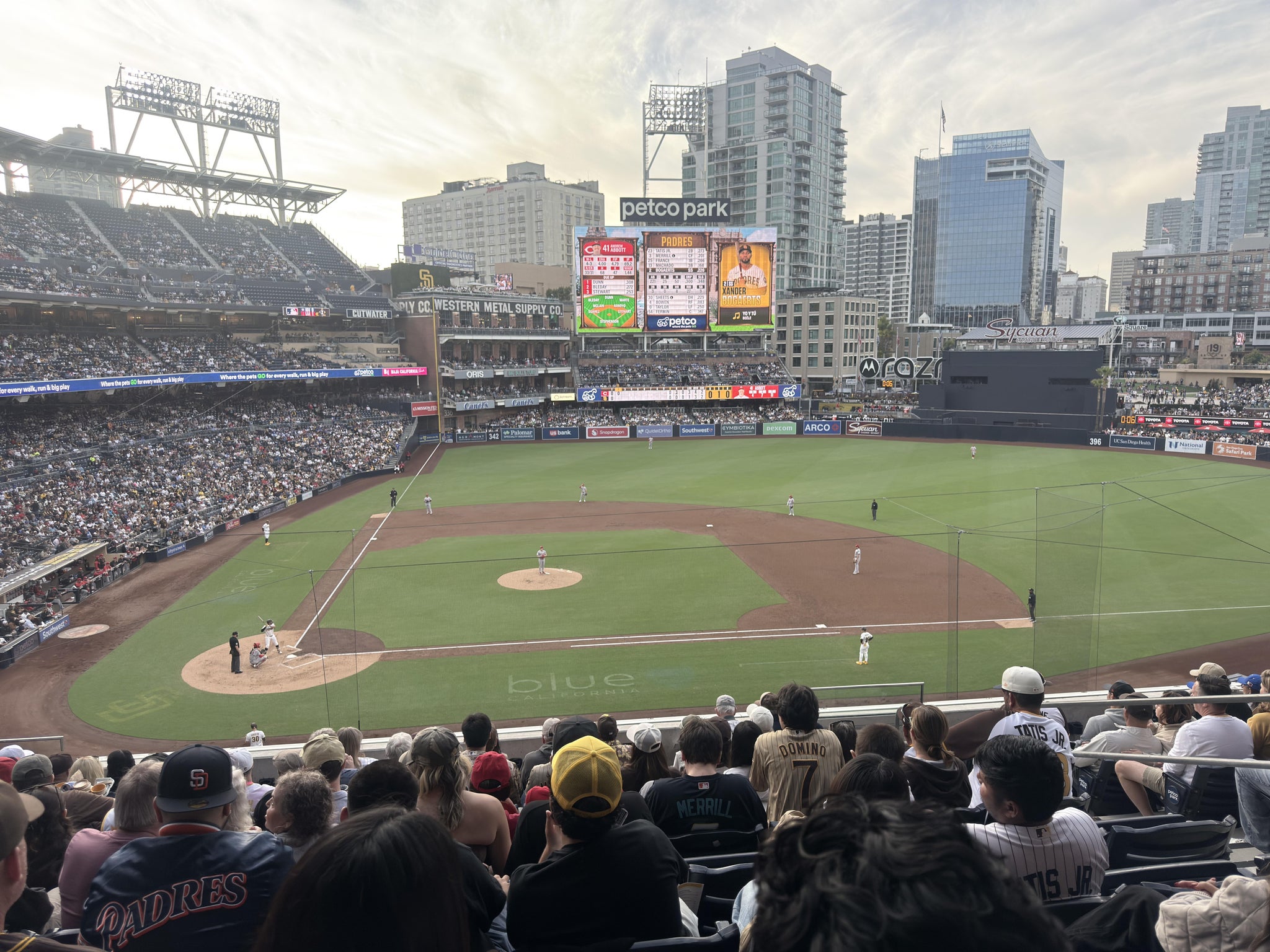 Real Fan View taken from Section 205 at Petco Park by Lisa N